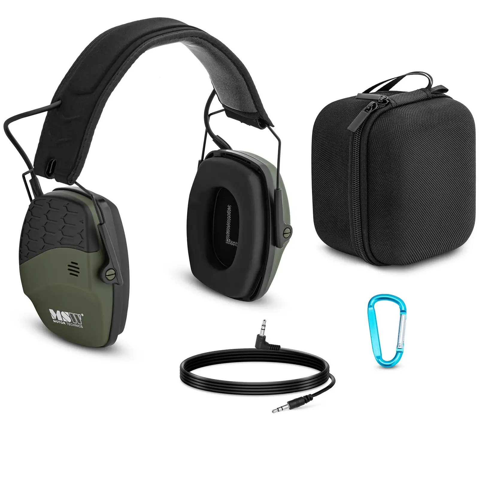 Hearing Protection with Bluetooth - Dynamic External Noise Control - Green