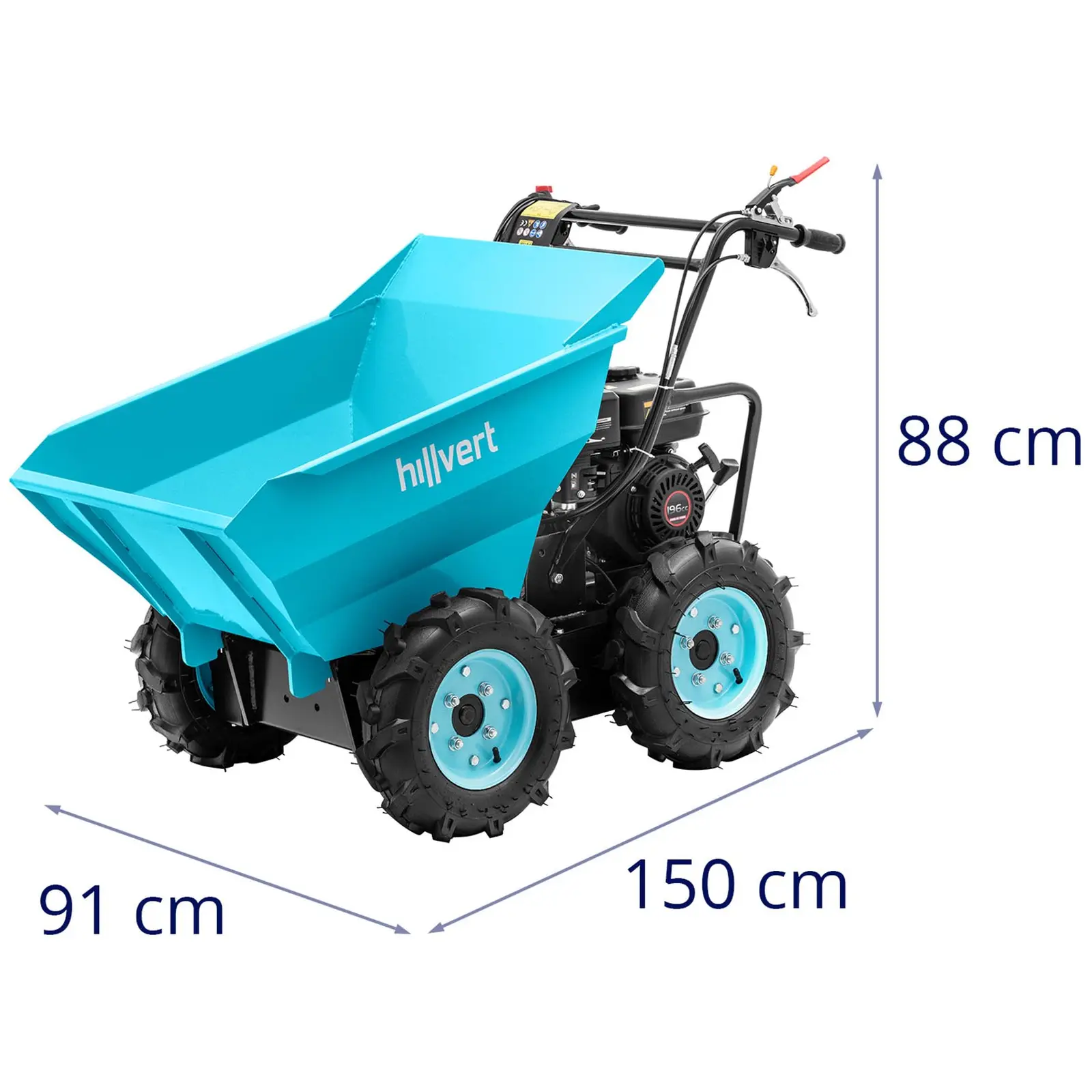 Powered Wheelbarrow - 6.5 PS - 400 kg