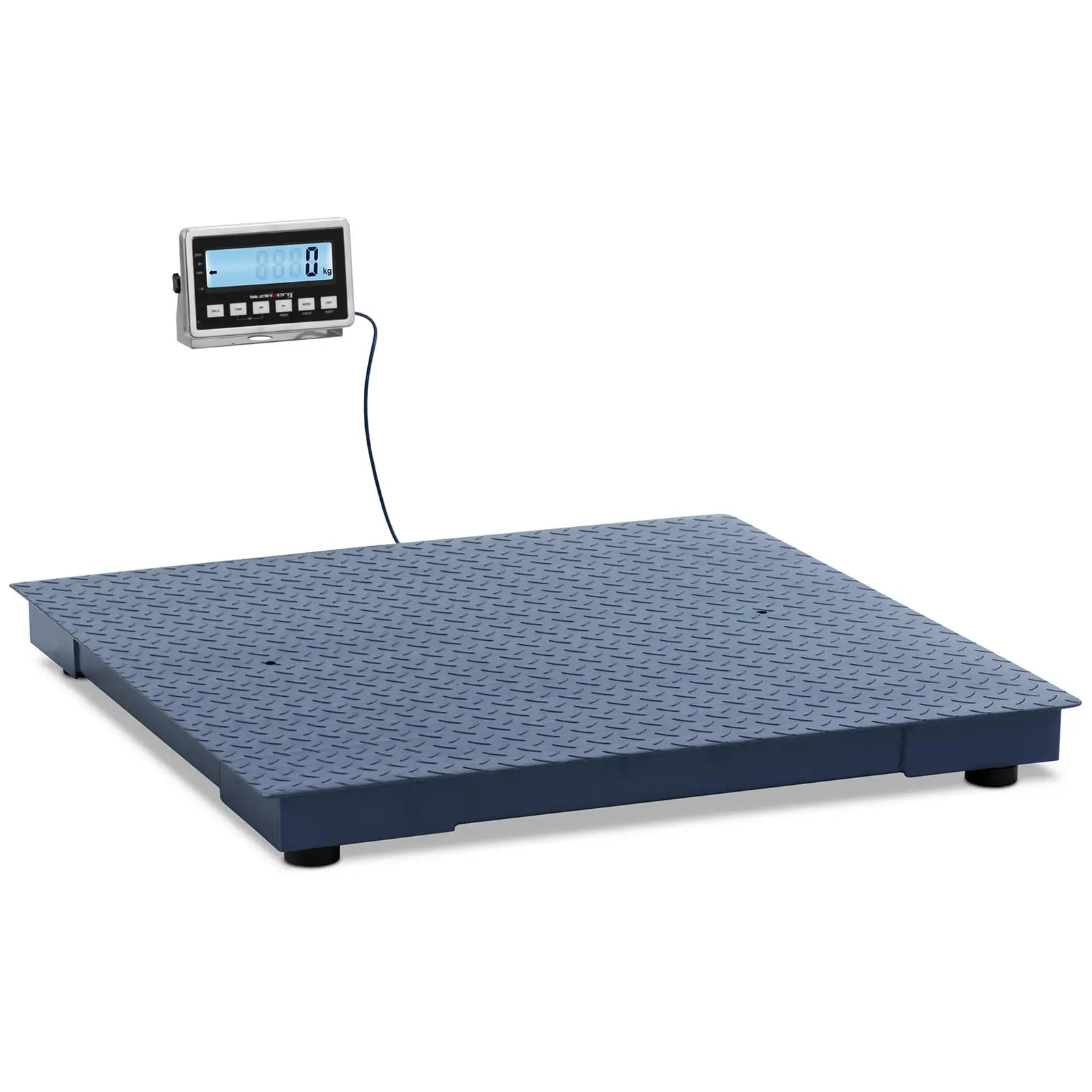 Floor Scale - 1000 kg / 0.2 kg - 1000 x 1000 mm - LCD