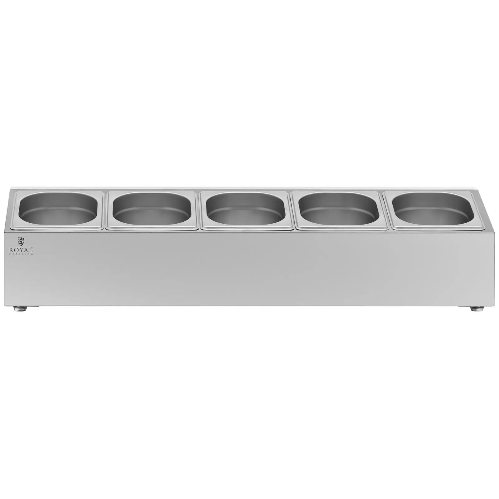 Bain Marie - 5 GN 1/6 - 9,5 l - Royal Catering