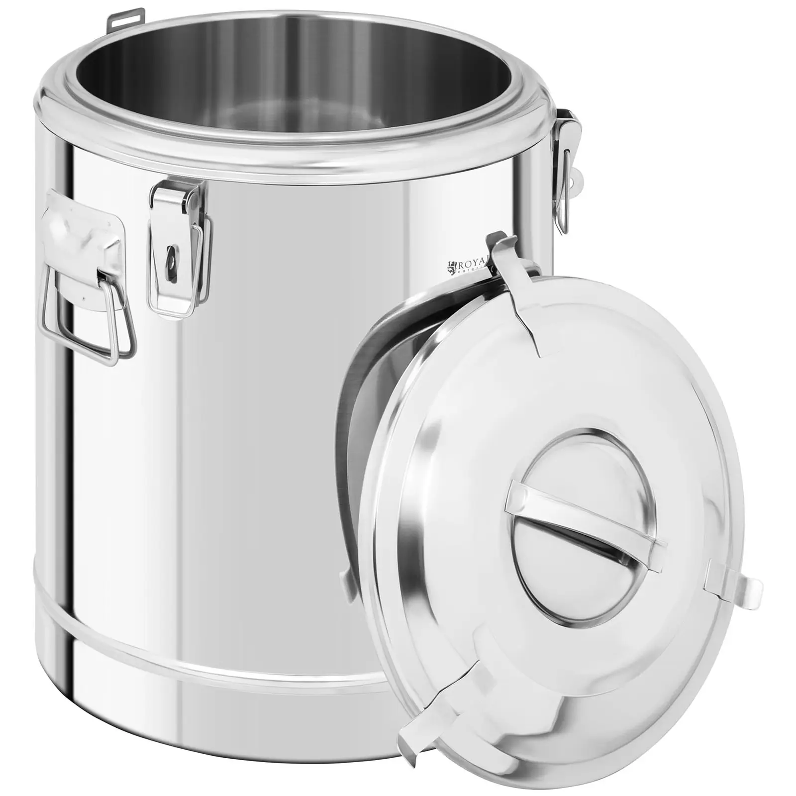 Stainless Steel Thermos Container - 22.5 L - with drain tap