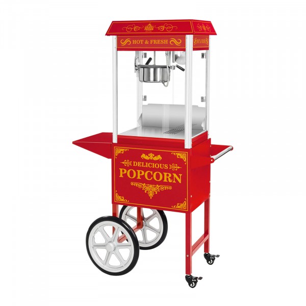 Popcorn Maker with trolley - Red