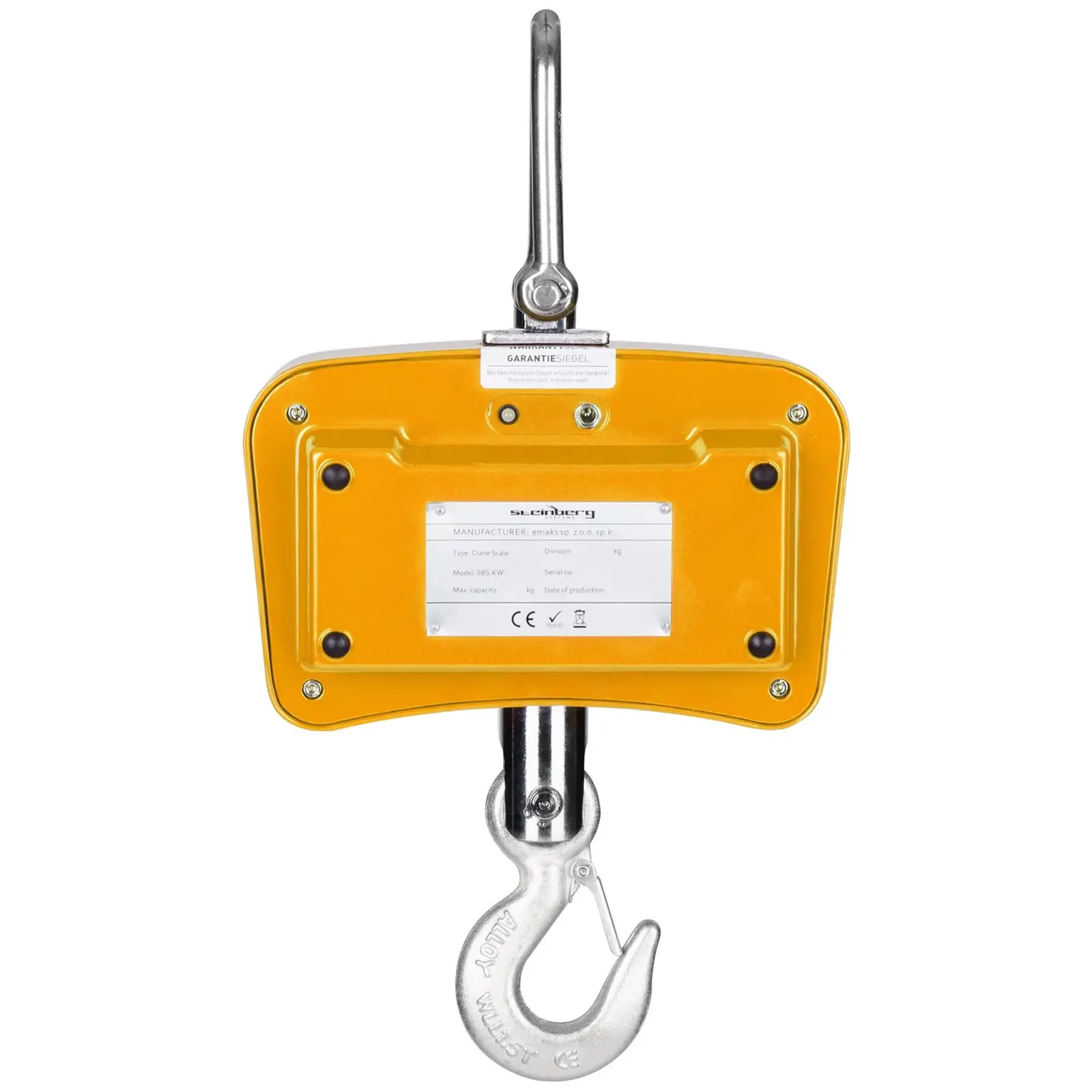 Crane Scales - 1.000 kg / 0.2 kg - yellow