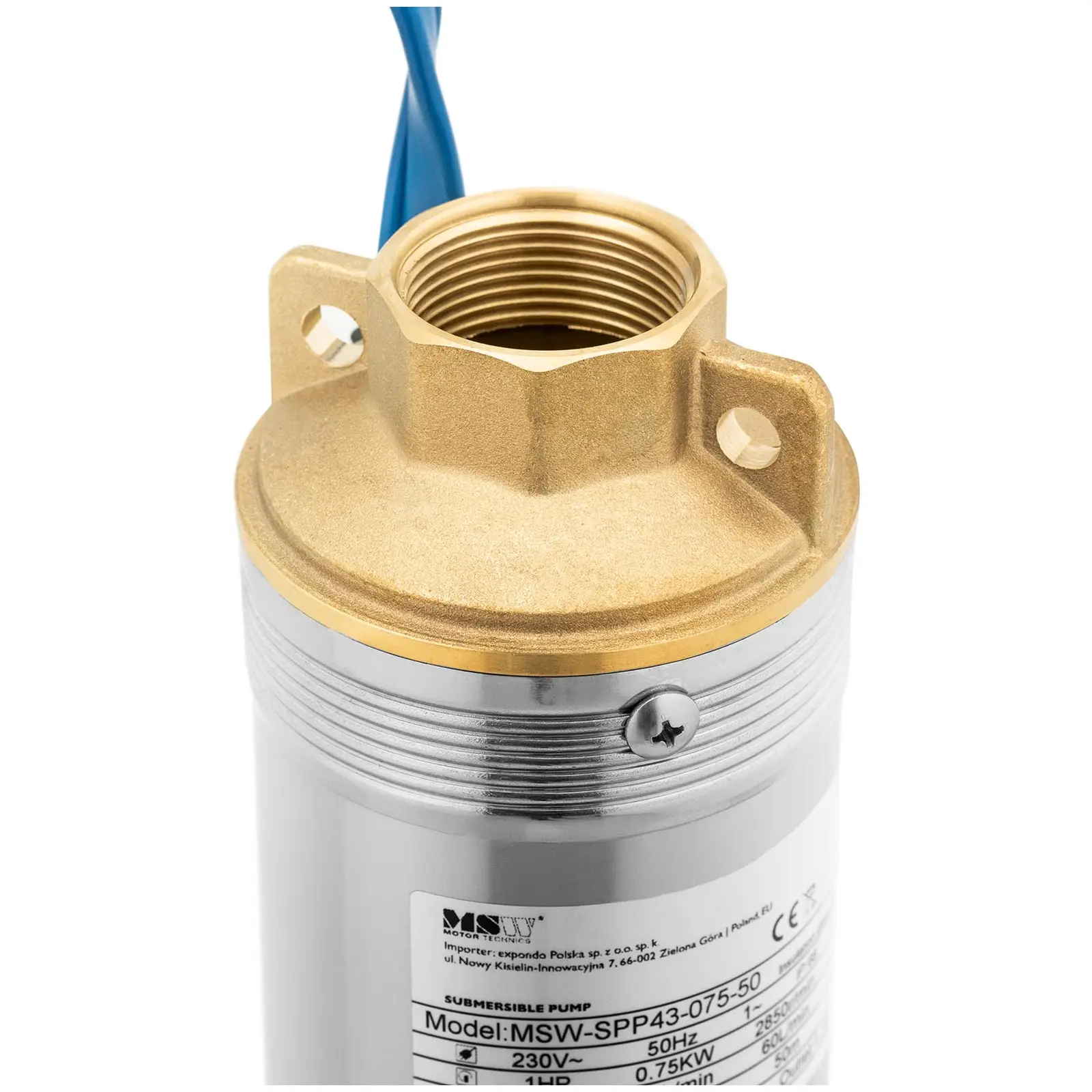 Submersible Pump - 4 m³/h - 1000 W - stainless steel