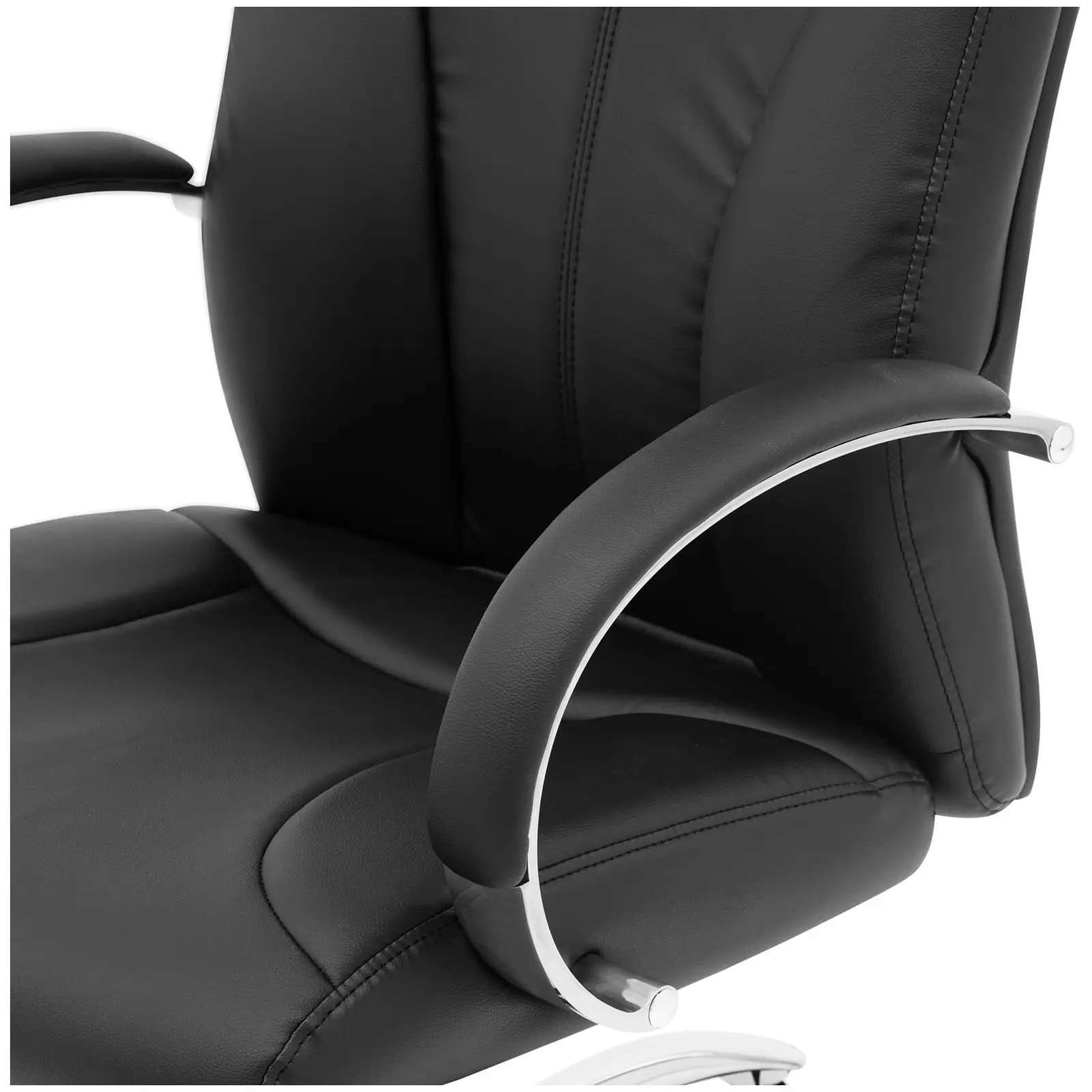 Factory second Executive Office Chair - synthetic leather backrest - black - 100 kg