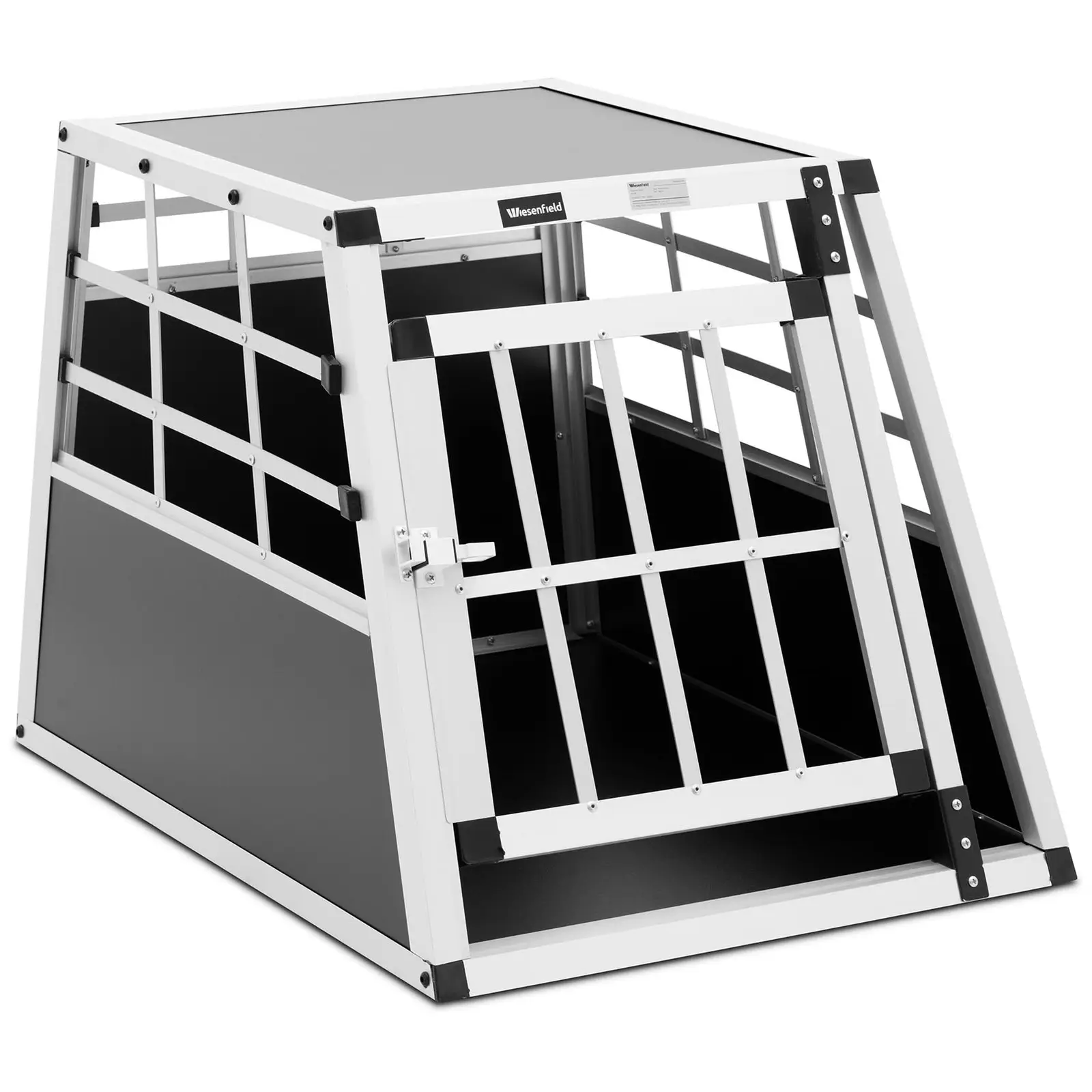 Dog Crate - Aluminium - Trapezoid shape - 55 x 70 x 50 cm