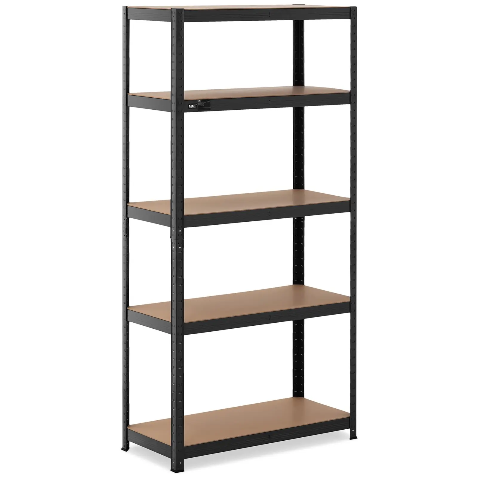 Metal storage rack - 90 x 40 x 180 cm - for 5 x 175 kg - slate grey