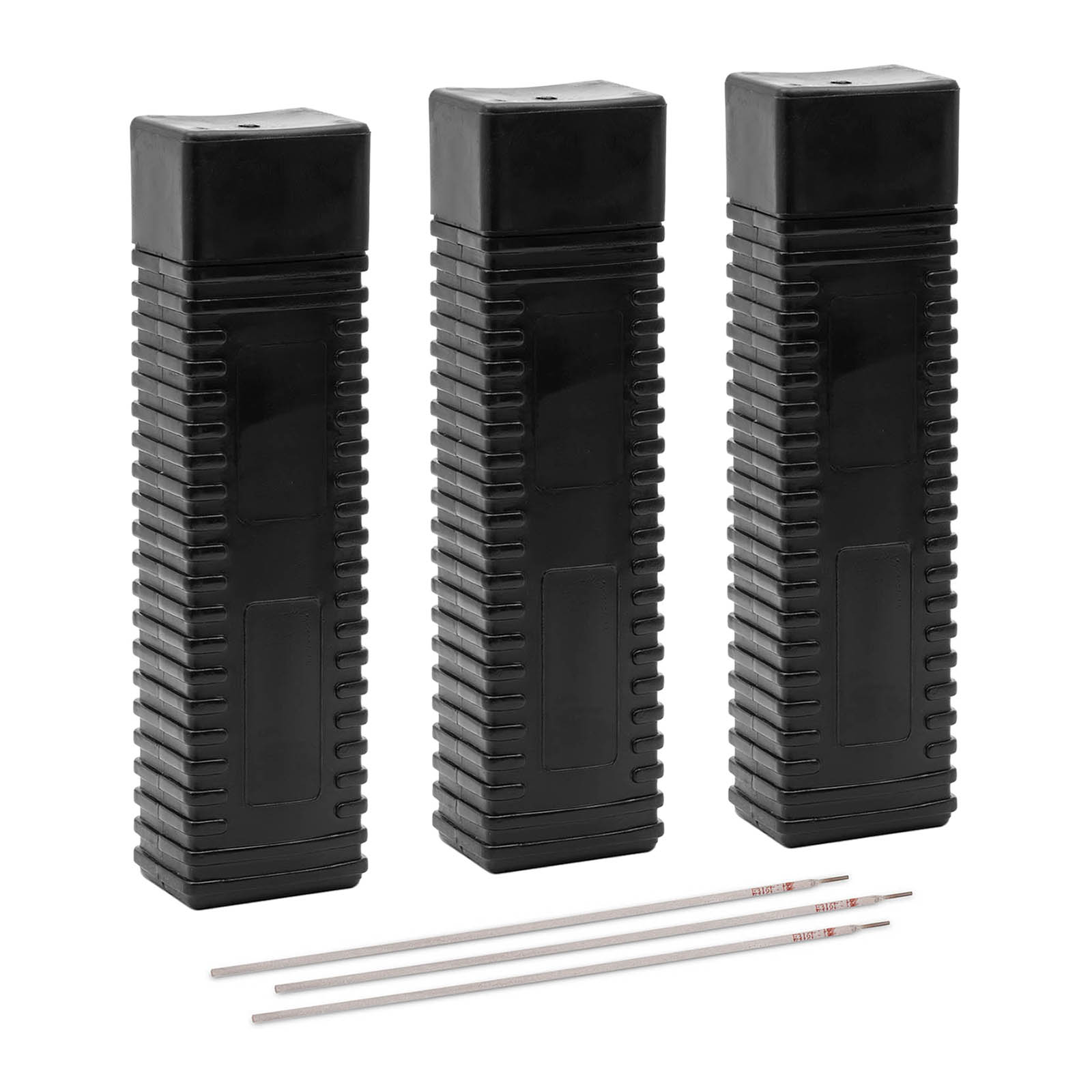 Set of 3 stick electrodes for stainless steels (AISI 301, 302, 304 and 308) - E308L-17 - rutile acid - 2.5 x 300 mm - 3 x 5 kg