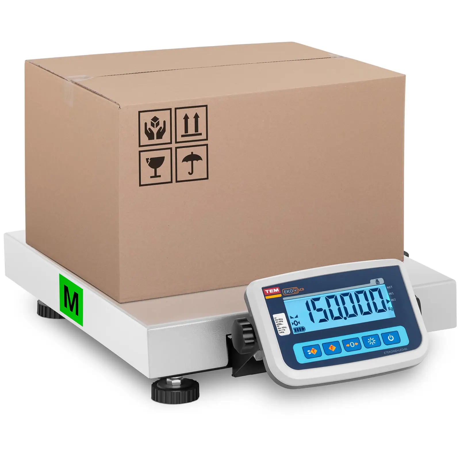 Parcel scale - calibrated - 150 kg / 50 g