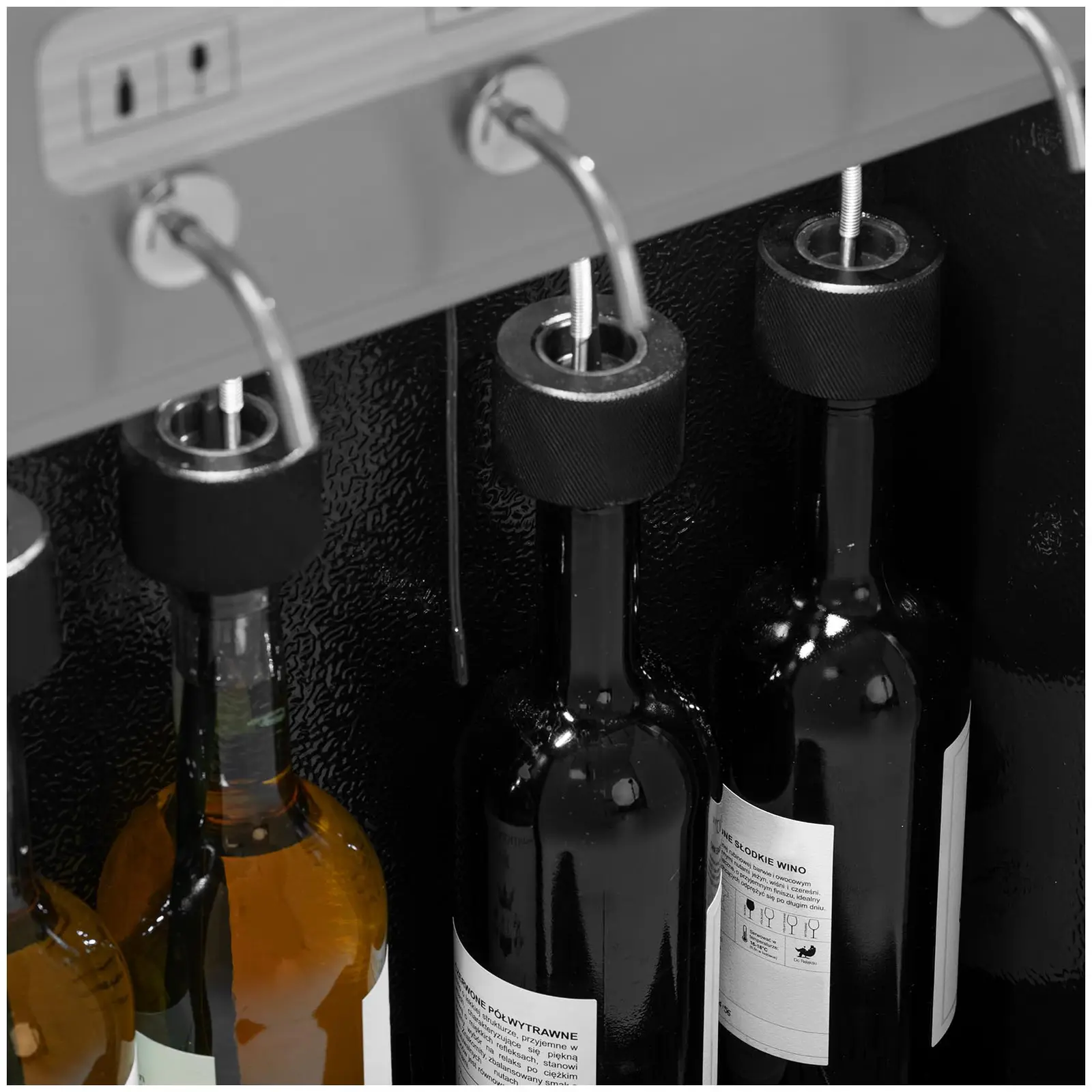 Factory second Wine Fridge - with taps - 4 bottles - stainless steel