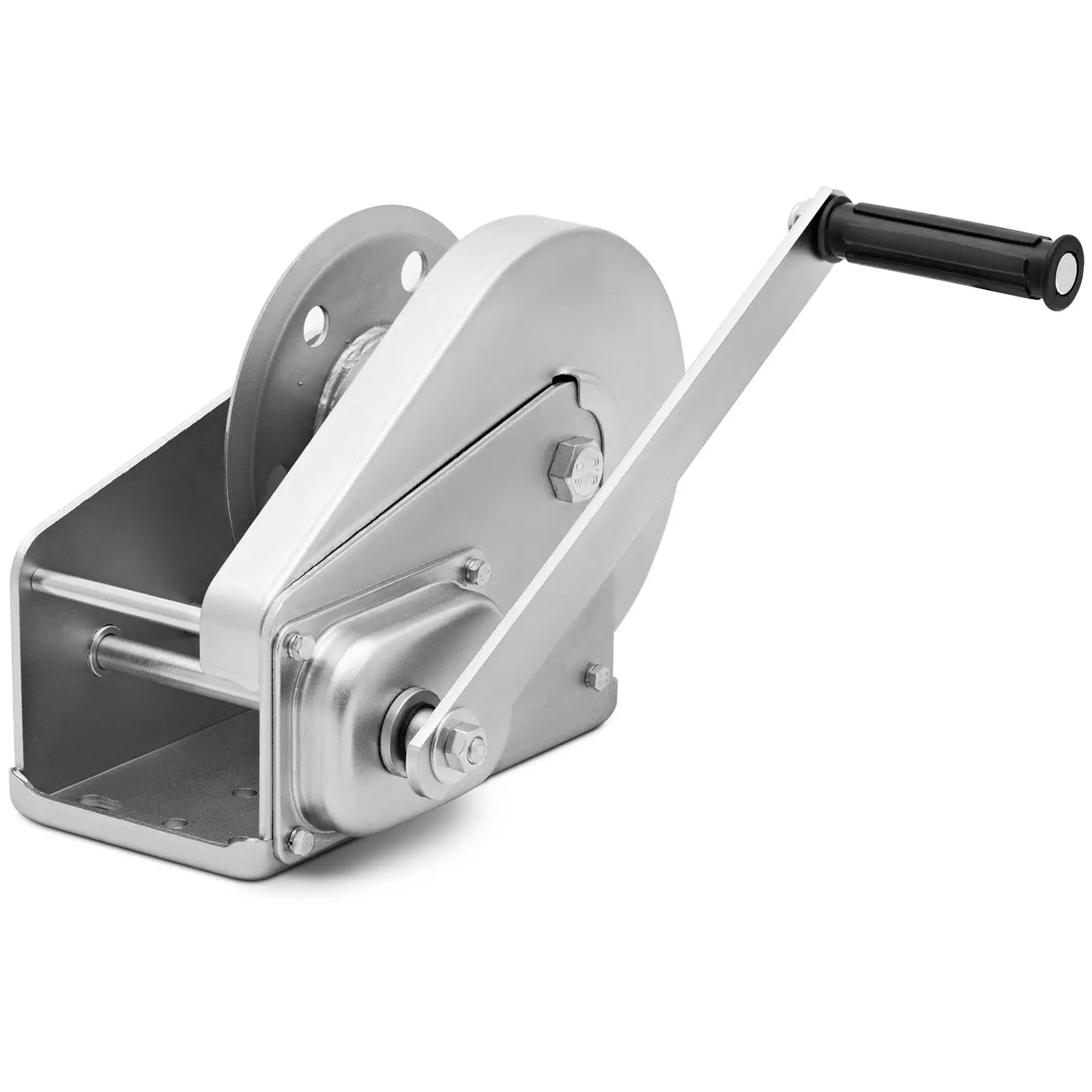 Hand winch - 1200 kg with brake - gear ratio: 10:1
