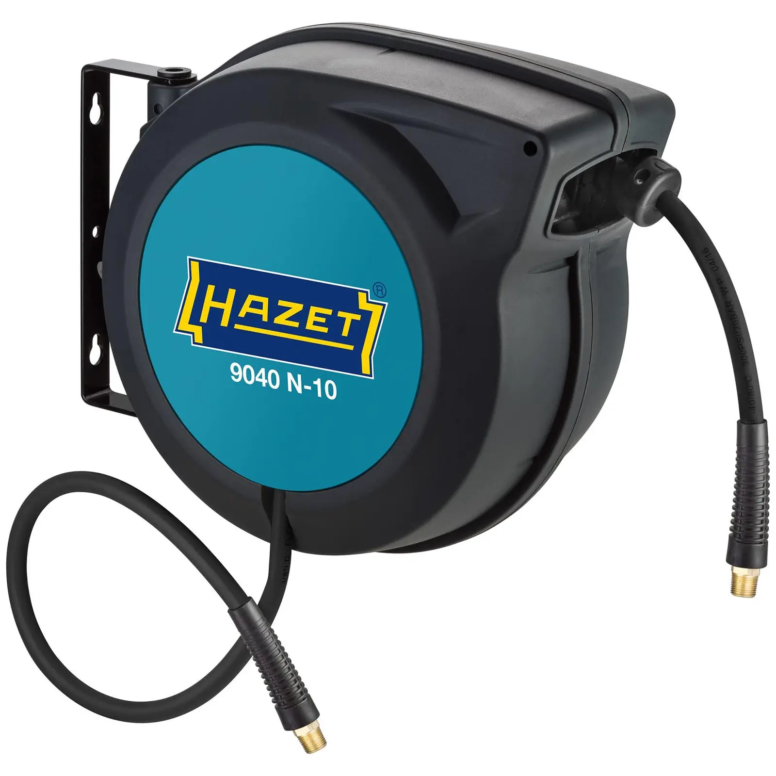 Hose reel - 15 m - 20 bar - for water / compressed air - 1/4"