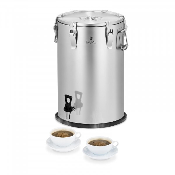 Factory second Isothermal Container - Stainless Steel - 35 L - with Drain Tap