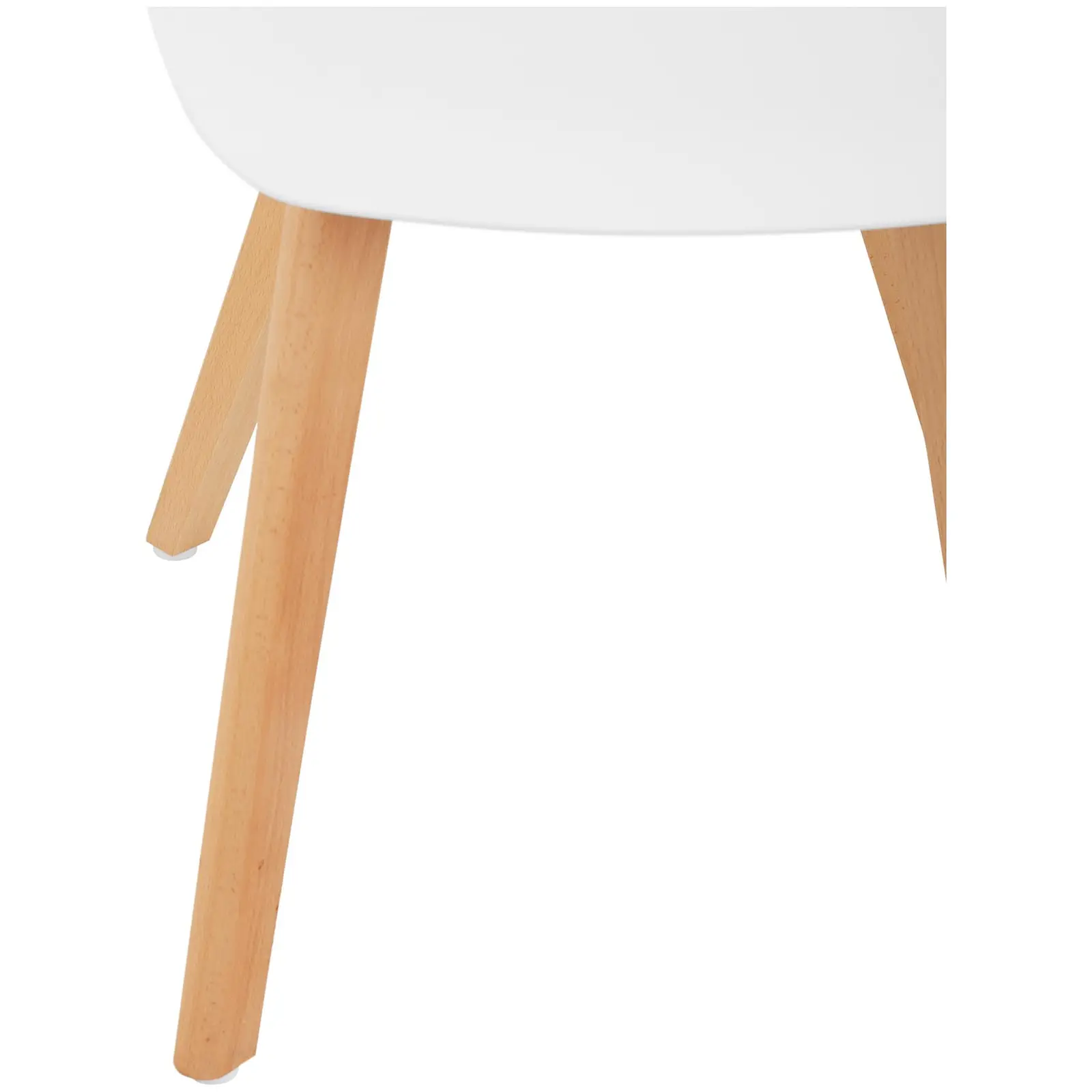 Factory second Chair - set of 2 - up to 150 kg - seat 40 x 38 cm - white