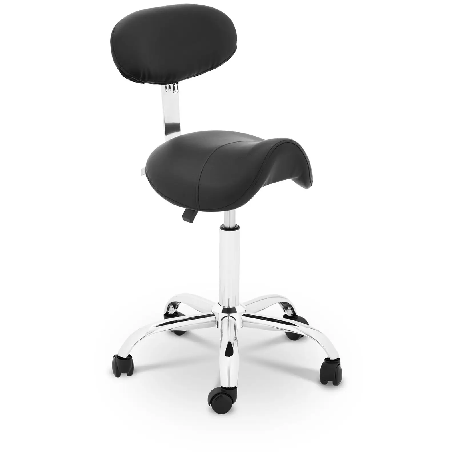 Saddle Chair - 530 - 665 mm - 150 kg - Black