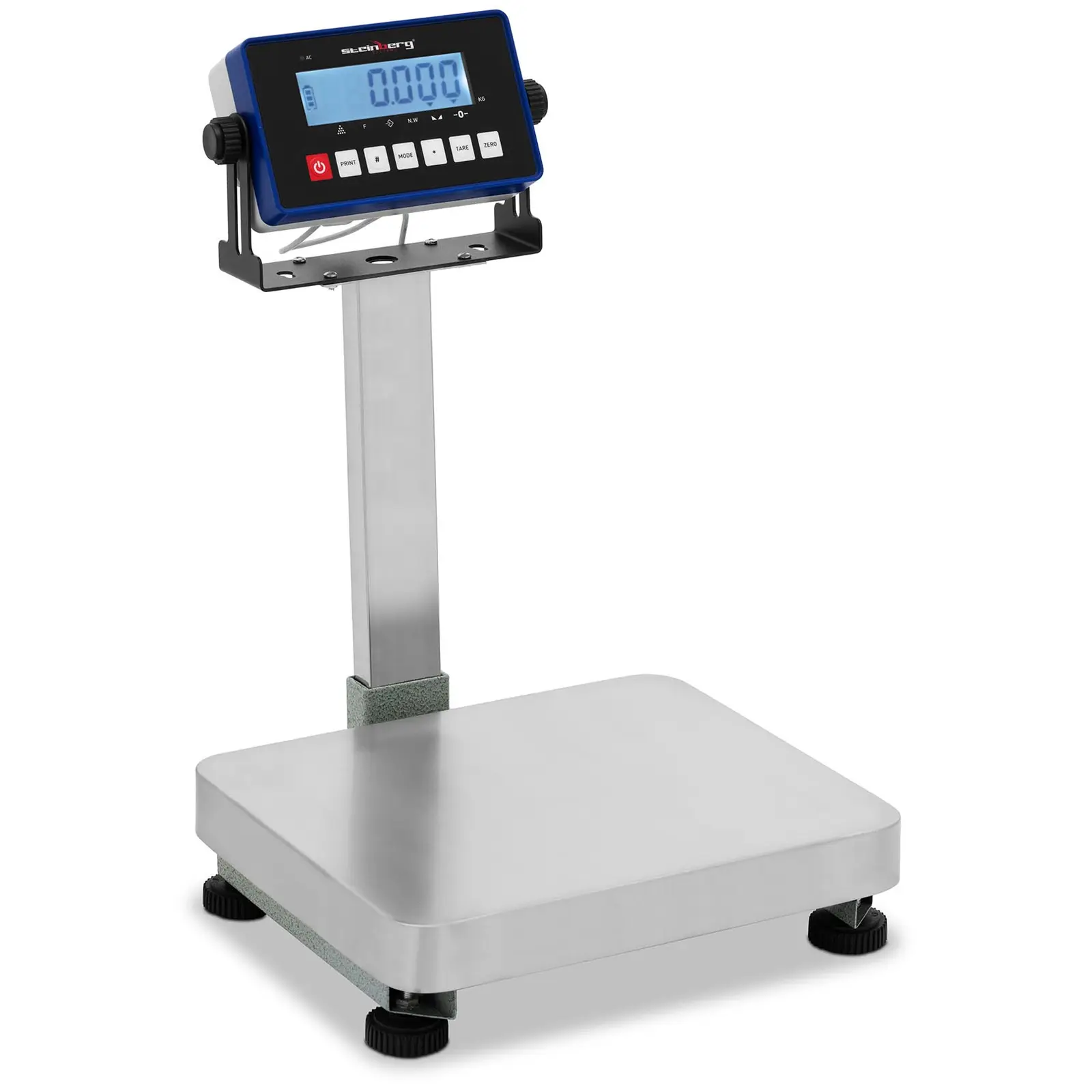 Digital scale - 60 kg / 0.007 kg - 290 x 340 x 92 mm - kg / lb - LCD