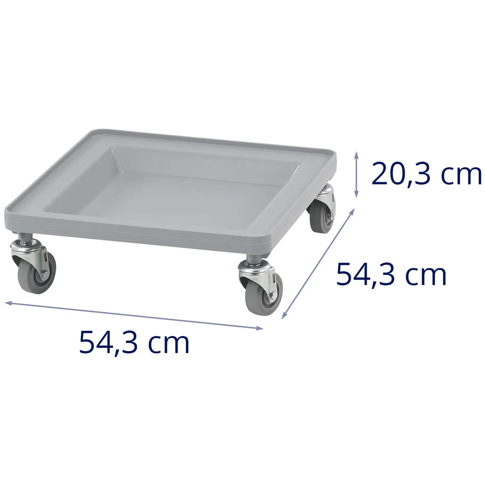 Transport Trolley For Camrack Baskets - 159 kg - 54.3 x 54.3 x 20.3 cm - Műanyag