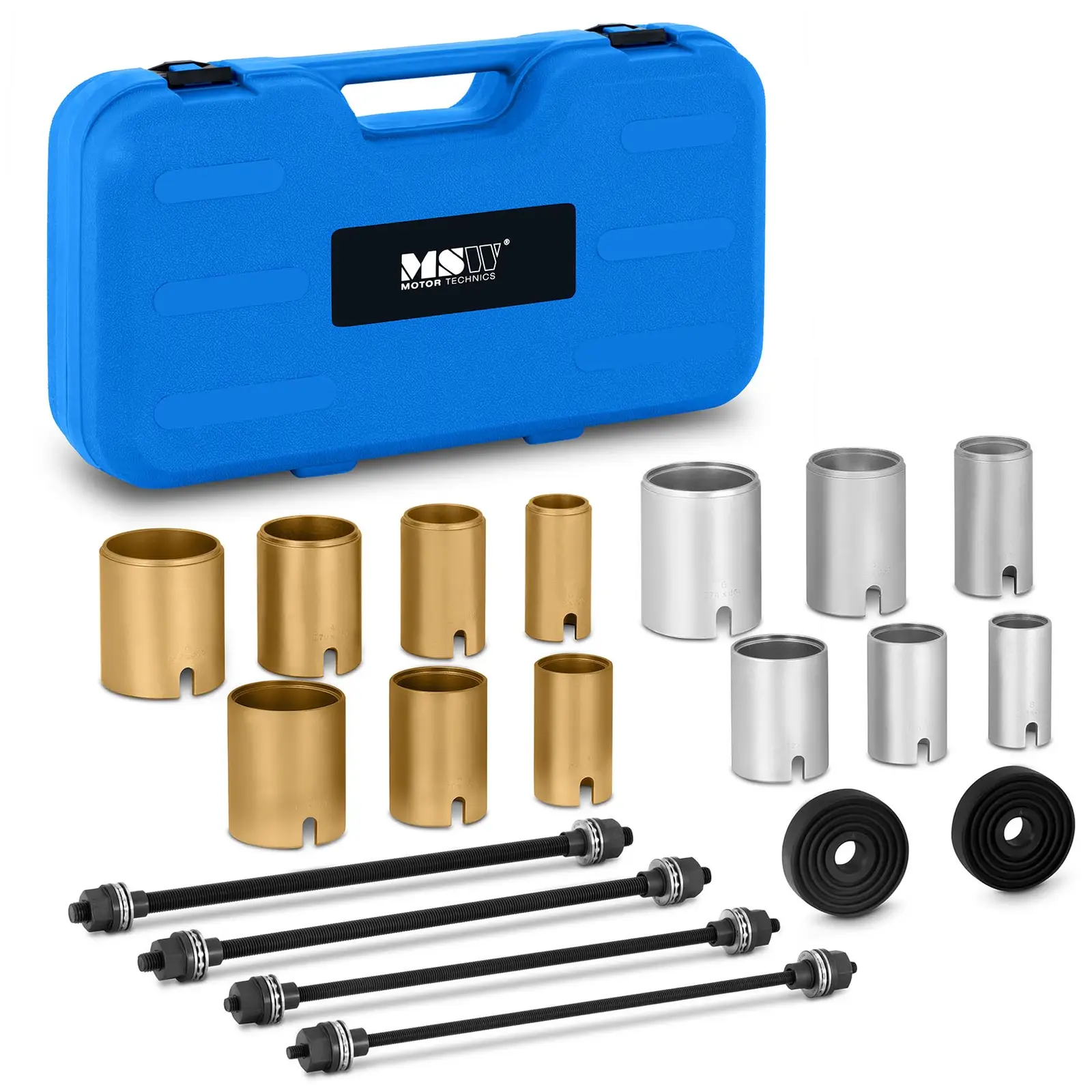 Press and Pull Sleeve Kit for Wheel Bearings and Suspension Bushings