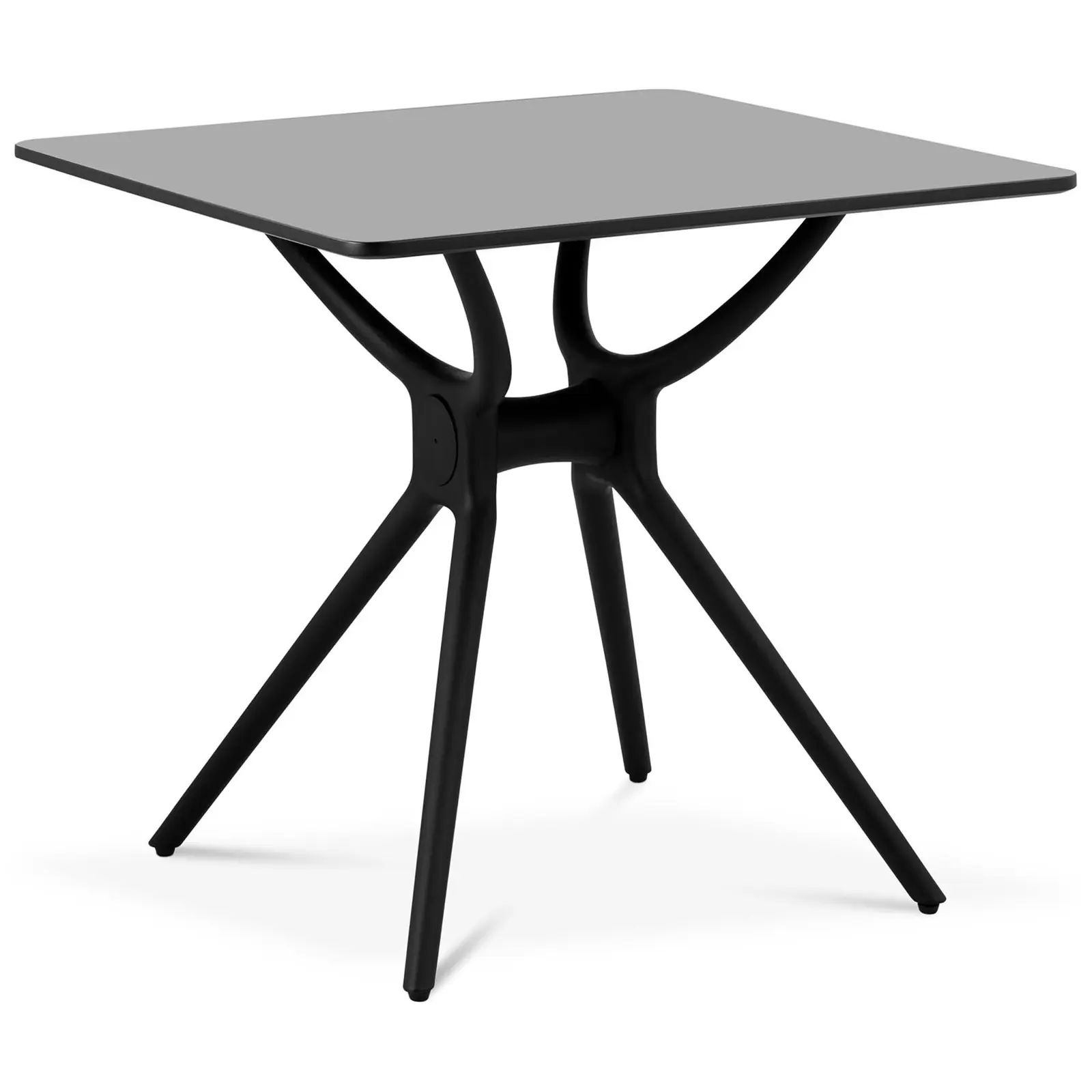 Table - square - 80 x 80 cm - black