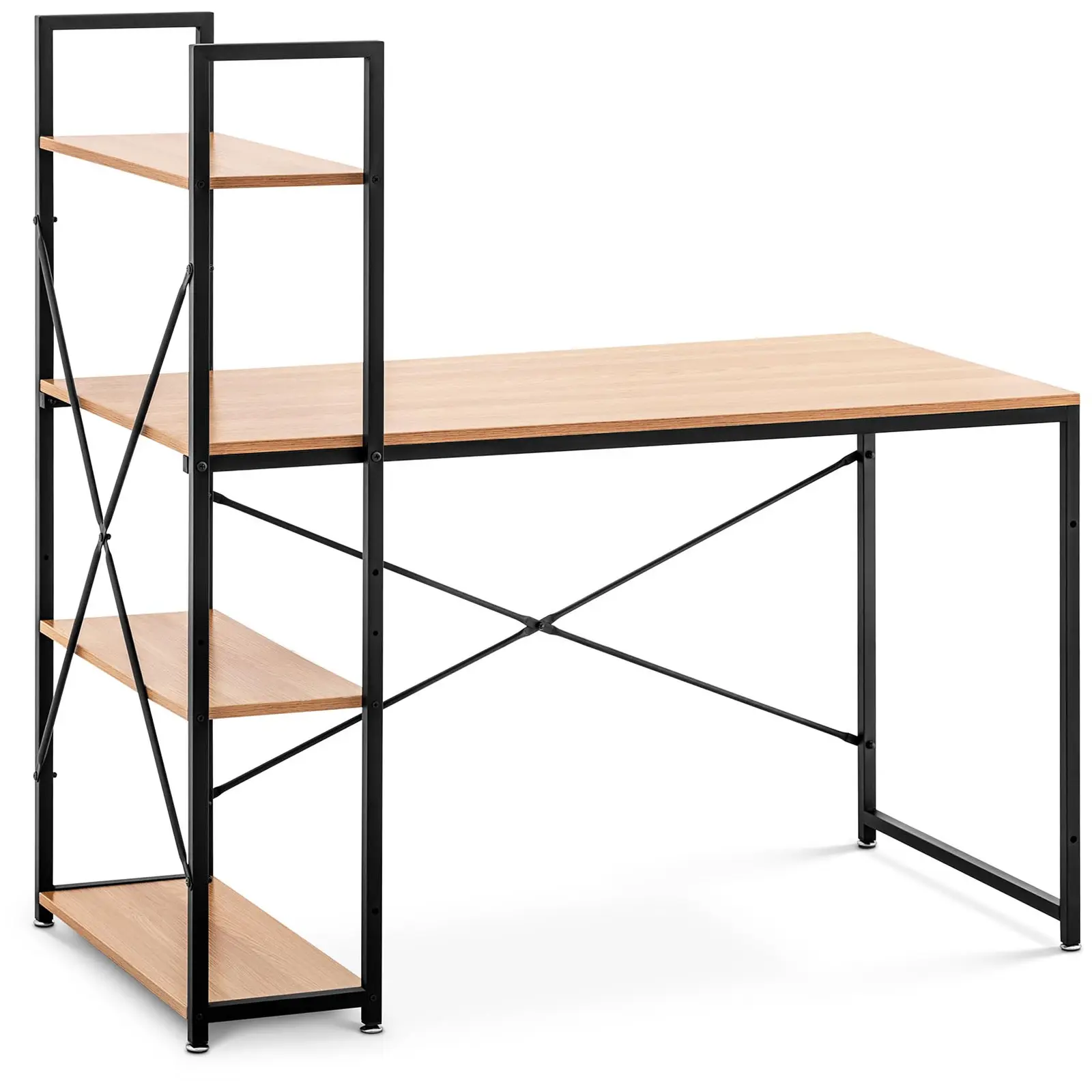 Desk - with shelves - 120 x 60 cm - 100 kg + 3 x 20 kg