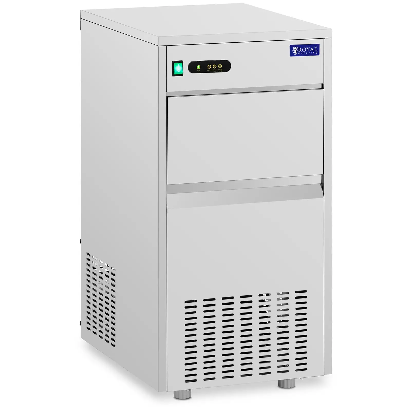 Ice Maker Machine - 30 kg/24 h - 7 kg capacity - 240 W - Stainless steel - Royal Catering