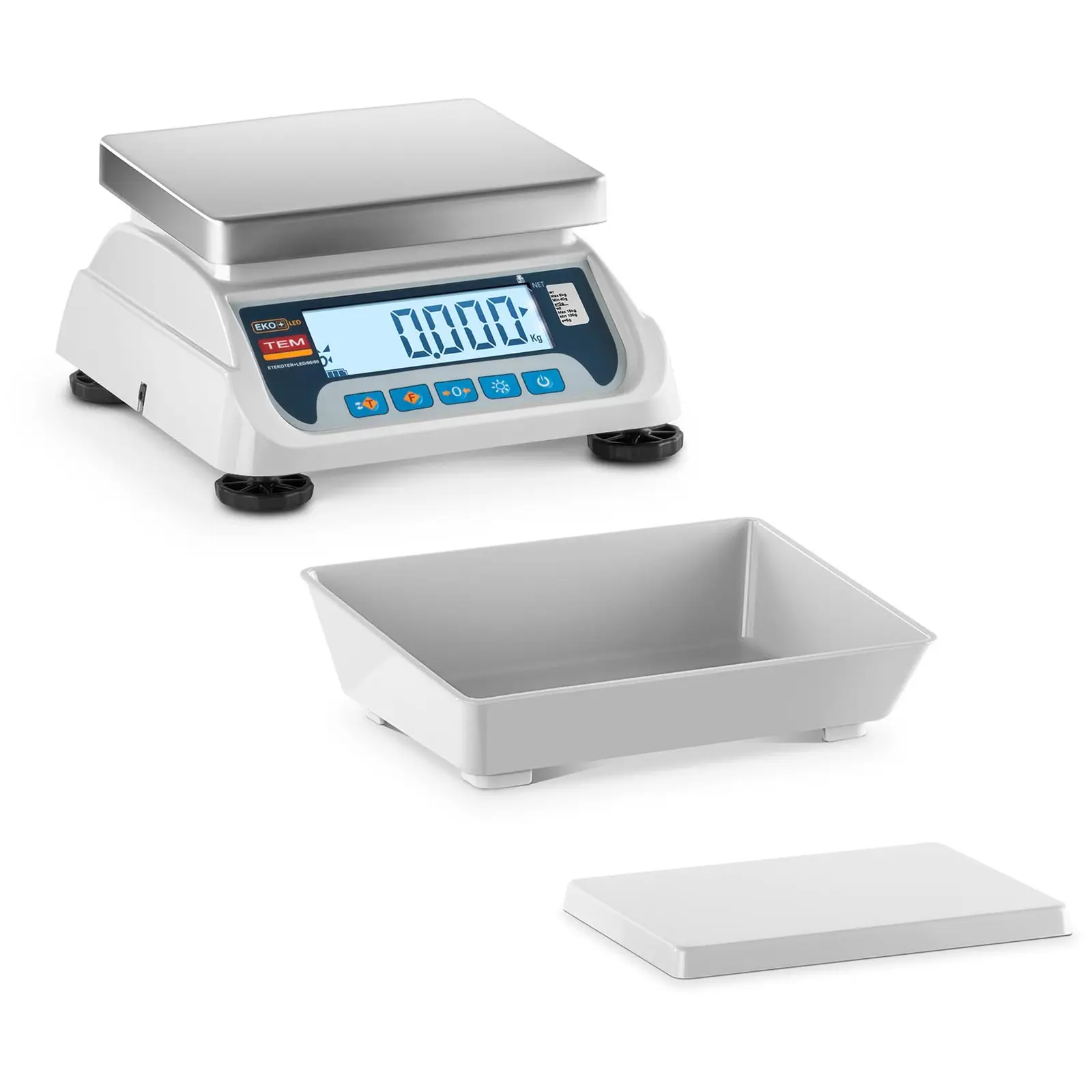 Table Scale - calibrated - 15 kg / 5 g - LCD
