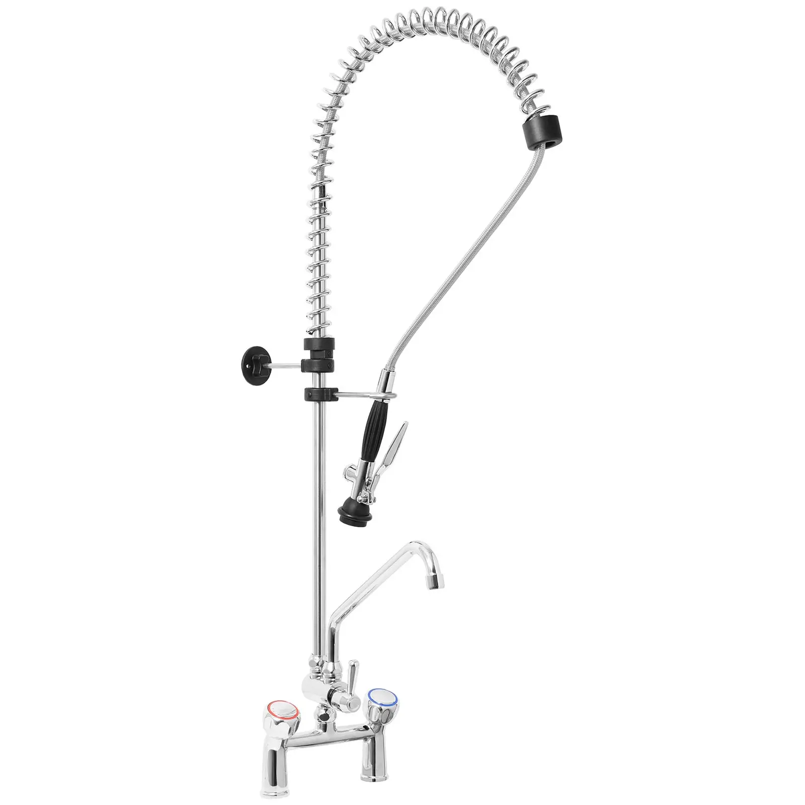 Pre-rinse Faucet - water hose 1000 mm - tap 250 mm - hood handles
