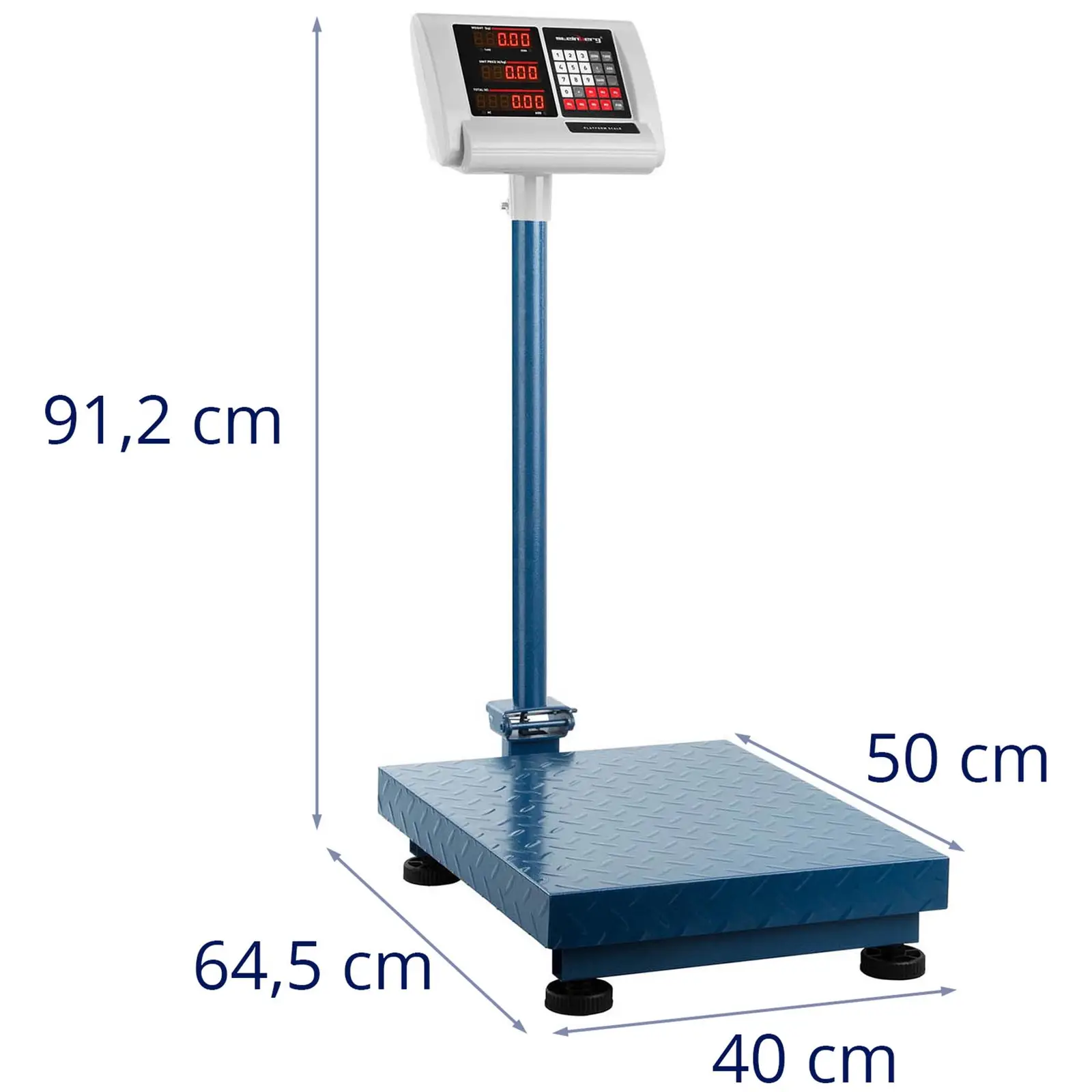 Factory second Platform Scale - 300 kg / 50 kg - 40 x 50 cm - foldable