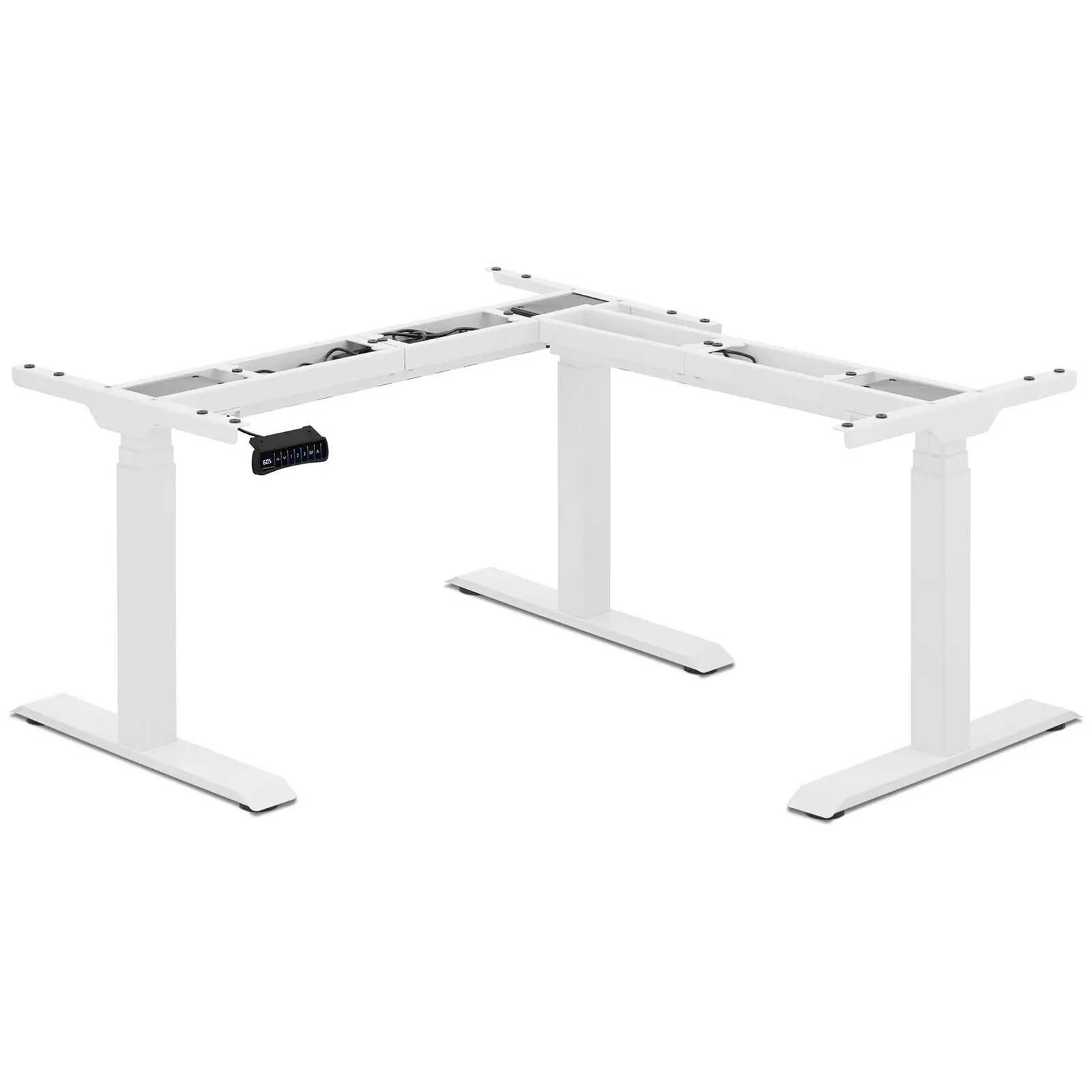 Corner Desk Frame - Height-adjustable  -Height: 58 - 123 cm - Width: 90 - 150 cm (left) / 110 - 190 cm (right)