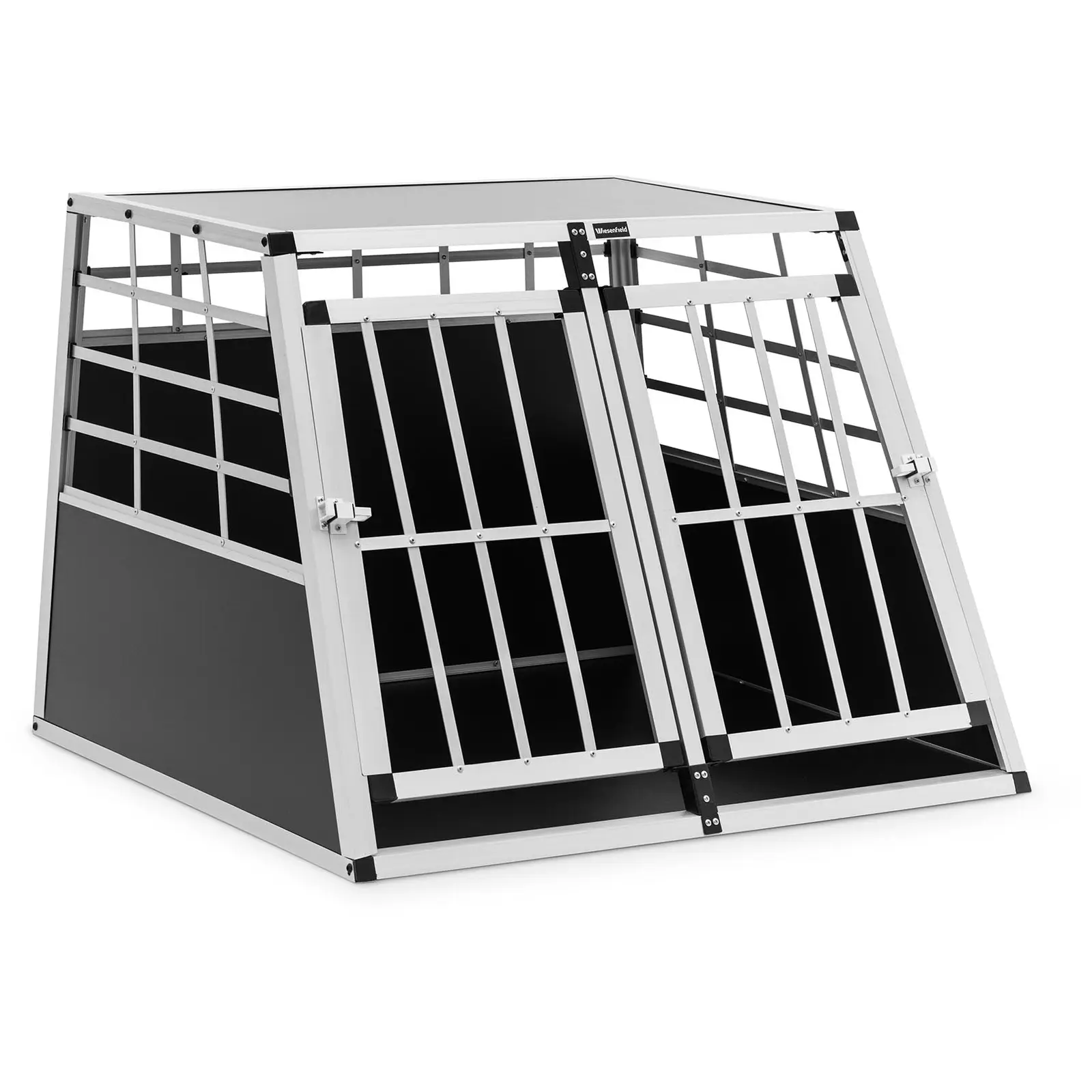 Dog Crate - Aluminium - Trapezoid shape - 85 x 95 x 69 cm