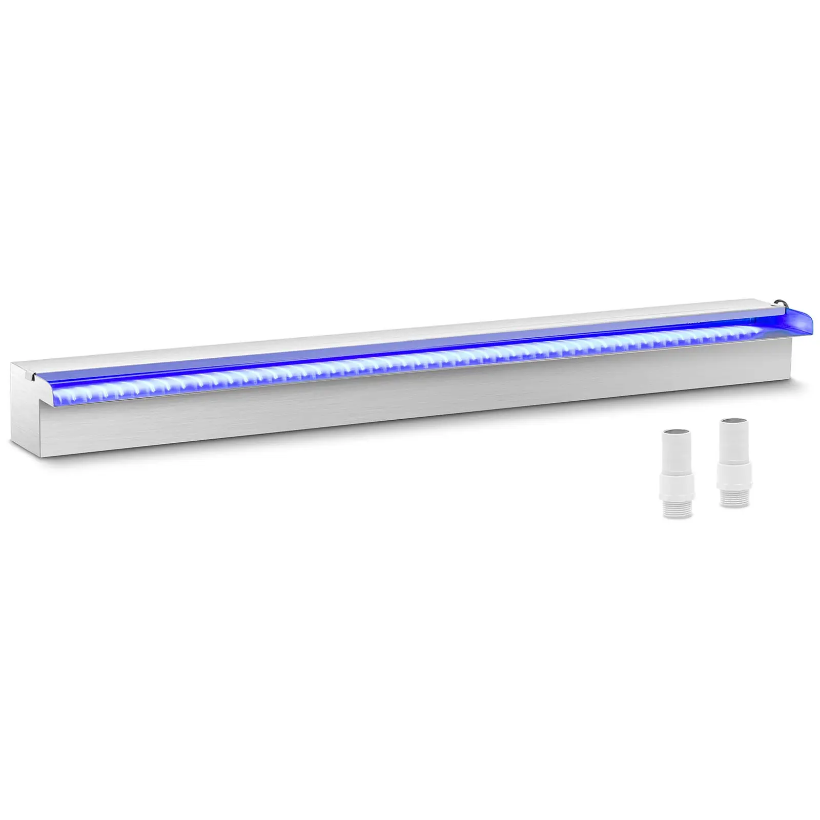 Surge shower - 90 cm - LED lighting - Blue / White - open water outlet
