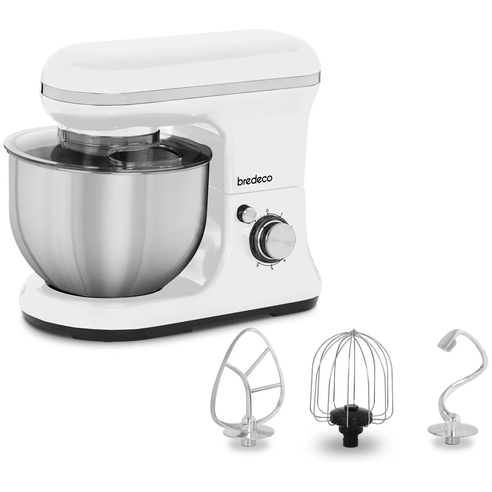Stand Mixer 1,200 W - planetary mixer - 5 L - silver