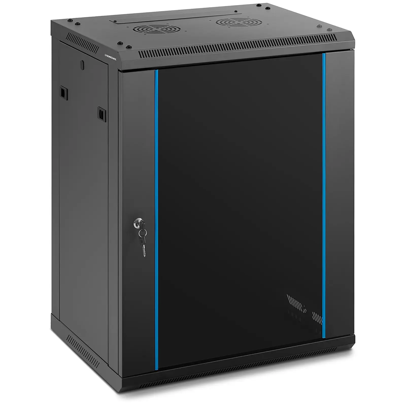 Server Rack - 19 inches - 15 U - lockable - up to 60 kg - Black