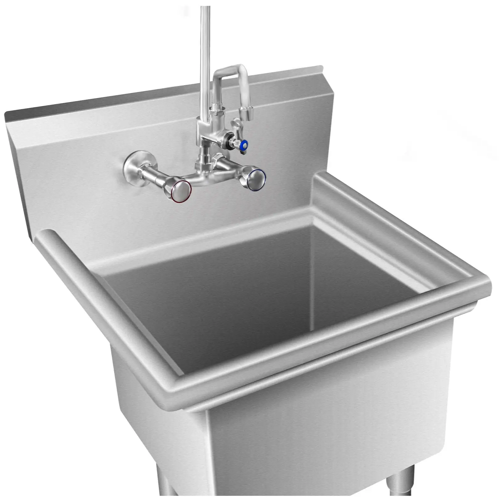 Factory second Commercial Sink – 1 Compartment – 58 x 60 x 110 cm
