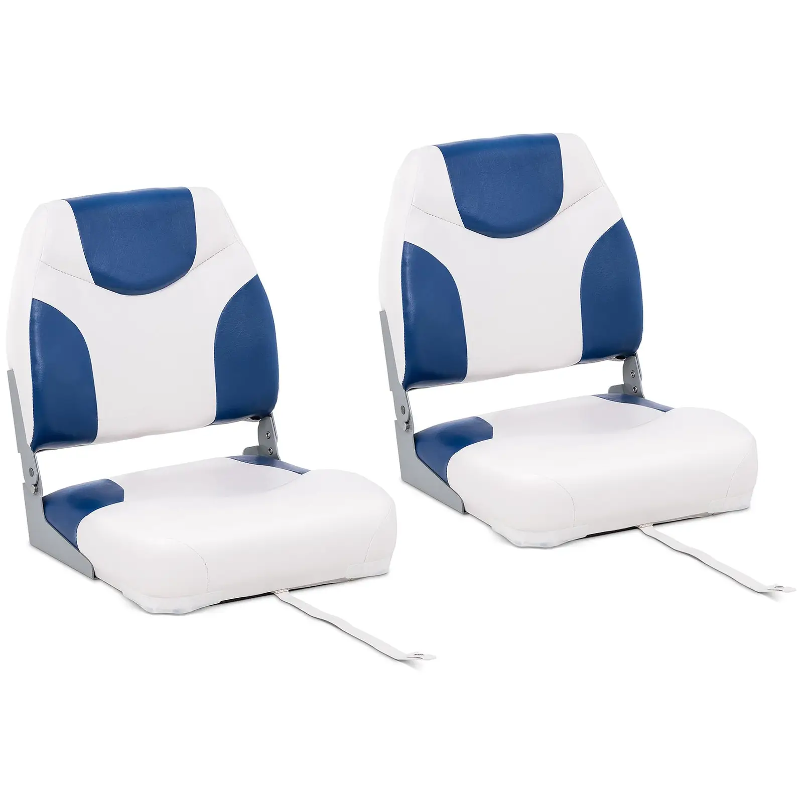 Boat Seat - 2 pcs. - 50x42x51 cm - white-blue 