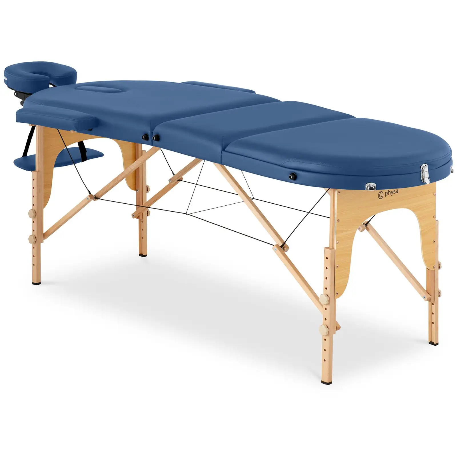 Folding Massage Table - 185-211 x 70-88 x 63-85 cm - 227 kg - Blue