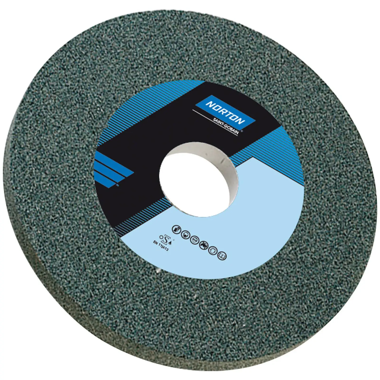 Grinding Wheel - Ø 200 mm - 60 grit - hardness grade K - silicon carbide (green) - 5 pieces