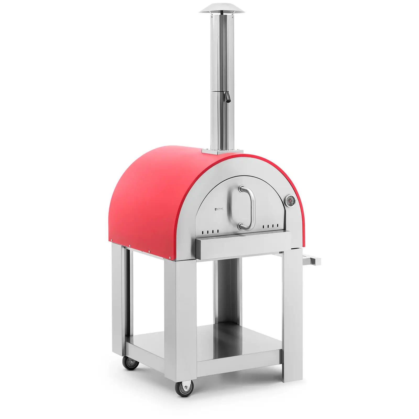 Wood Fired Pizza Oven - clay plate - 500 ° C - Ø 40.5 cm - Royal Catering
