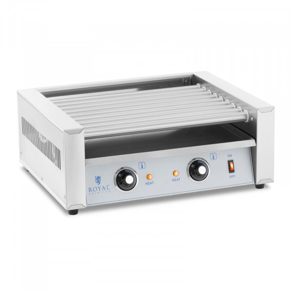 Hot Dog Grill - 9 rollers - Royal Catering - stainless steel