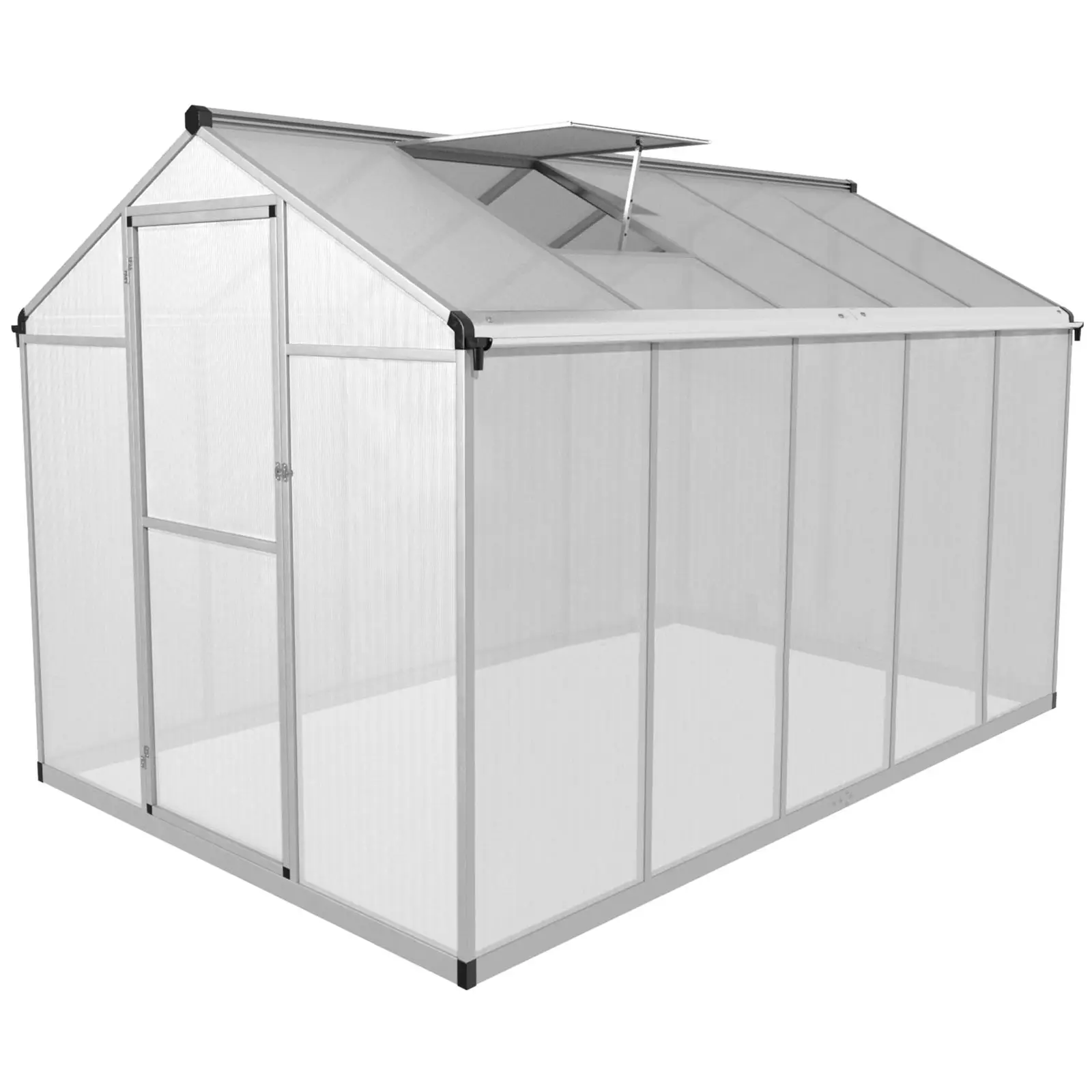 Greenhouse - 301 x 178 x 195 cm - polycarbonate + aluminium