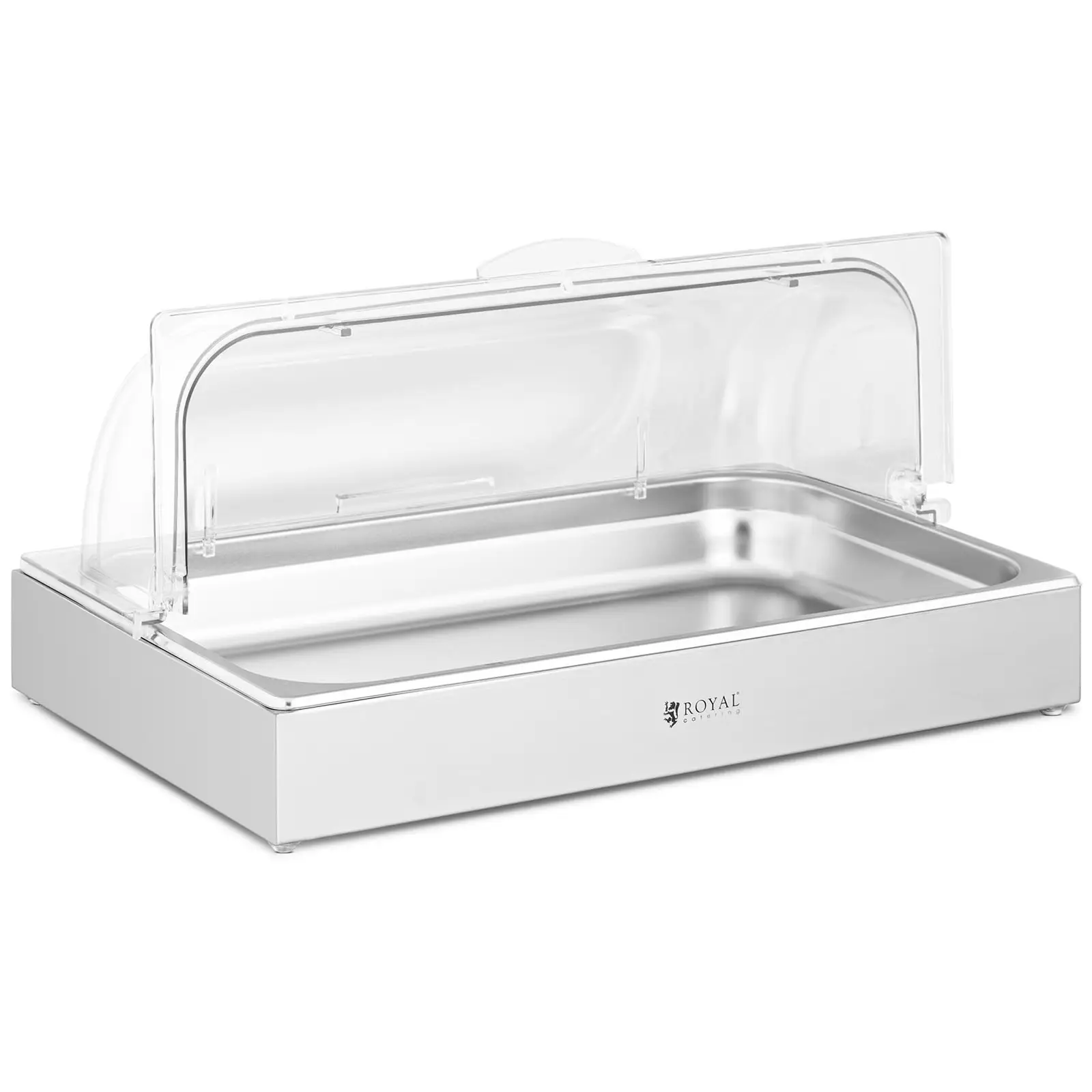 Buffet Display Case- GN 1/1 - stainless steel with hood - Royal Catering