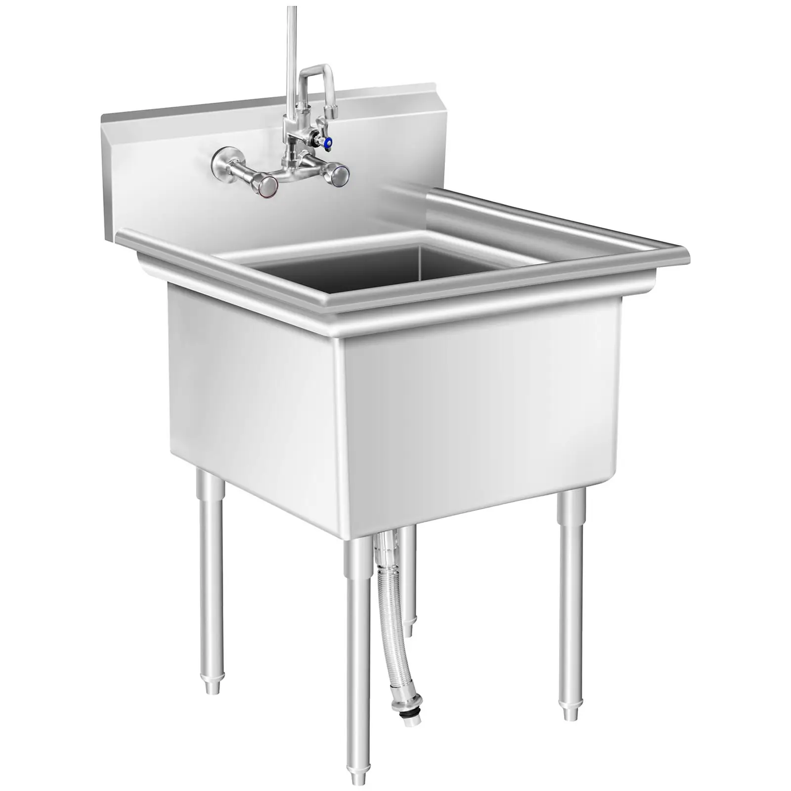 Commercial Sink – 1 Compartment – 75 x 75 x 111 cm