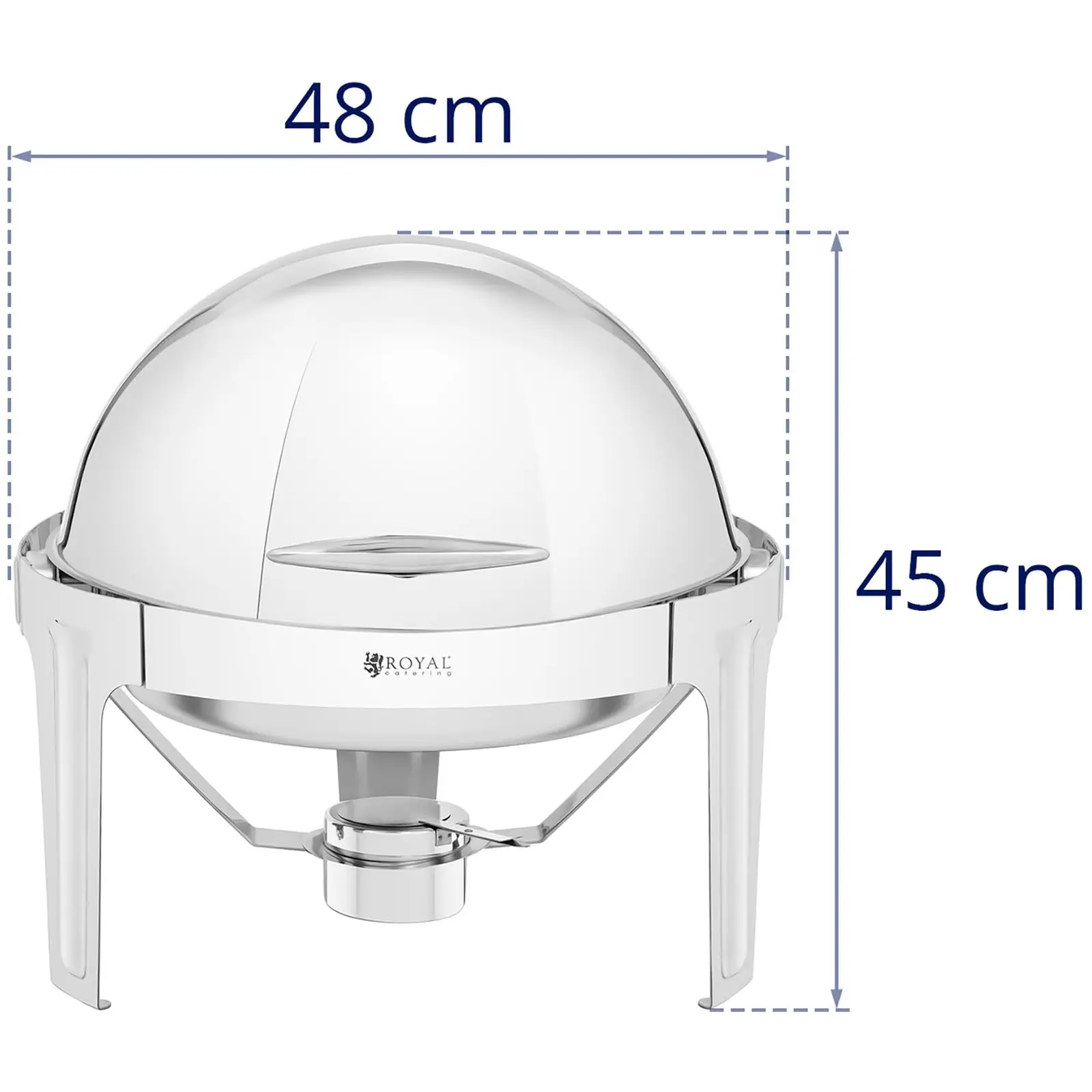 Chafing Dish - round - Royal Catering - 5.8 L