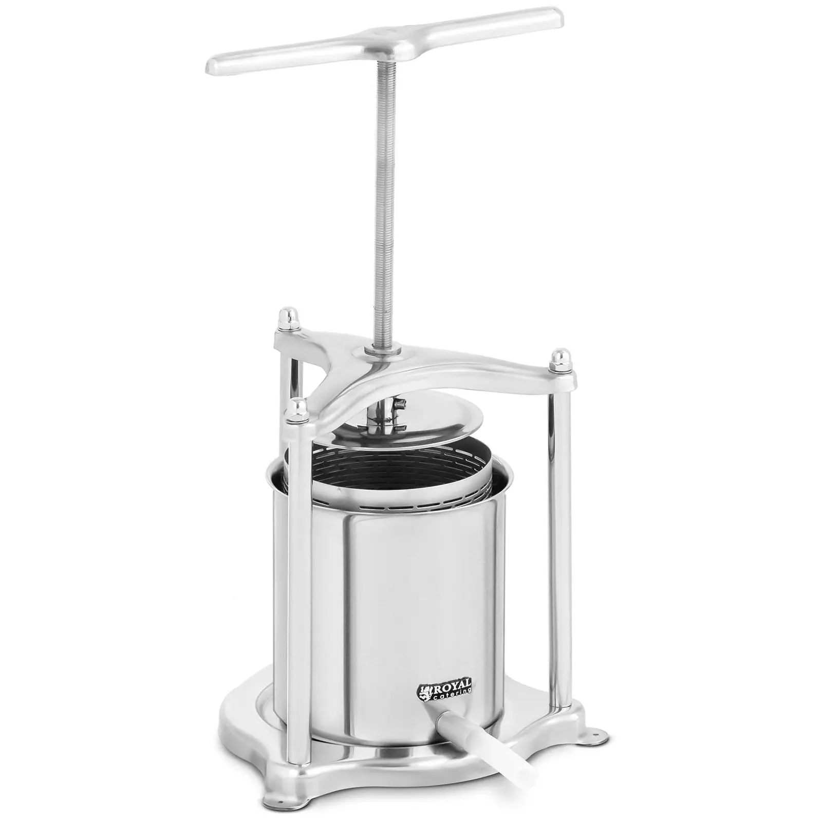 Juice Press - stainless steel - 5 l - incl. 5 muslin cloths - Royal Catering
