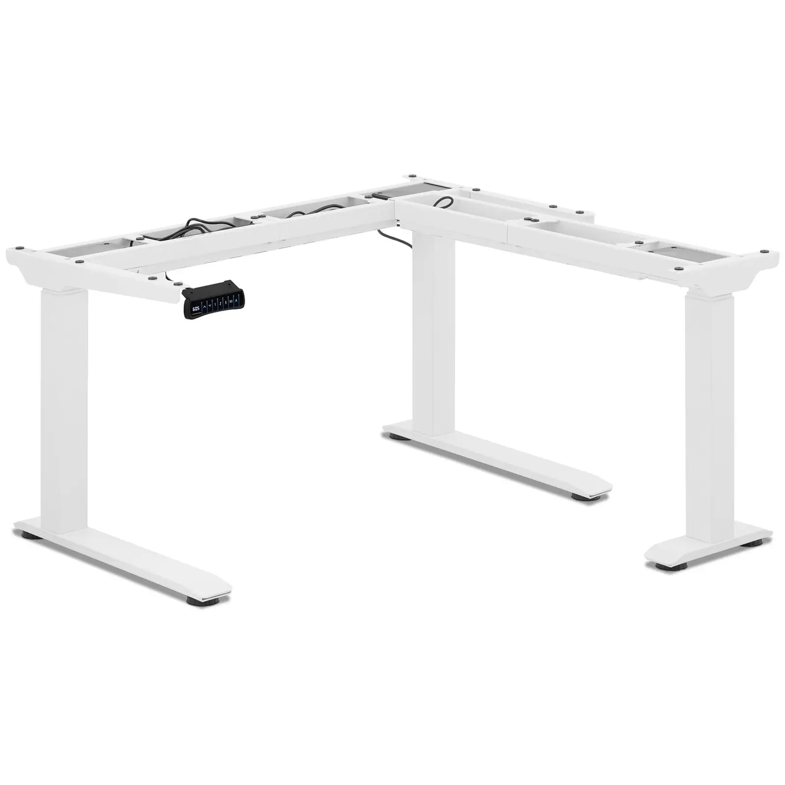 Corner Desk Frame - Height-adjustable: 60 - 125 cm - Width: 110 - 190 cm (left) / 90 - 150 cm (right)