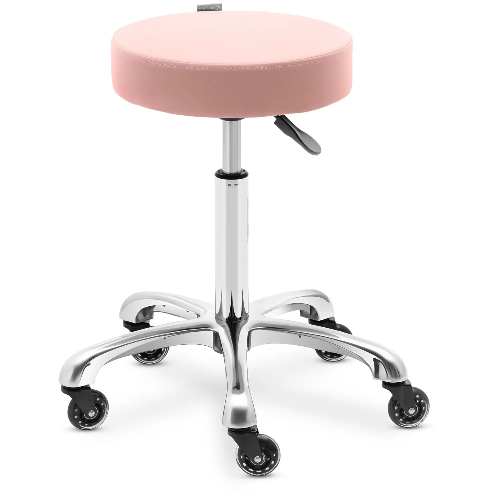 Stool With Wheels WORCESTER POWDER PINK