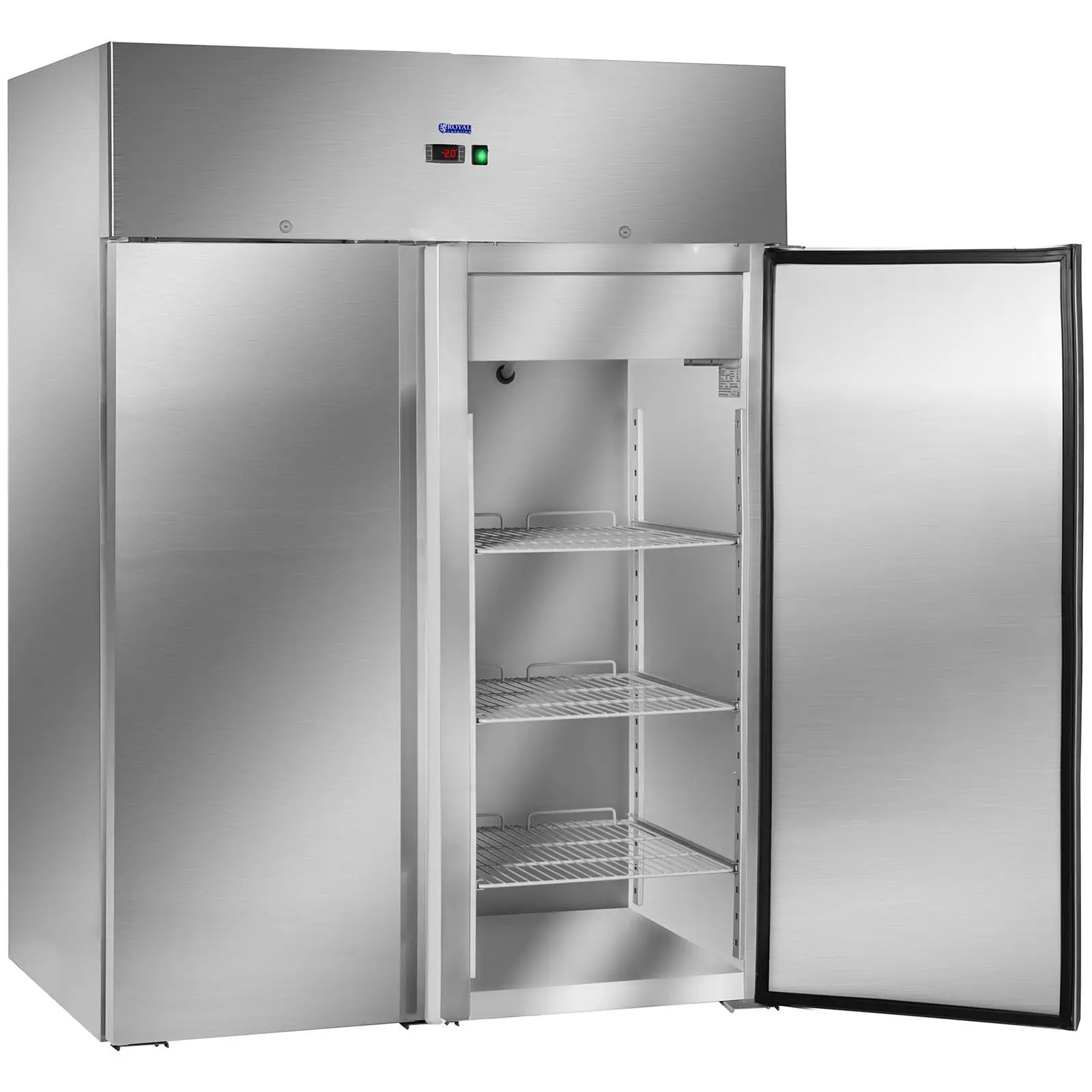 Fridge with Two Stainless Steel Doors - 1168 L