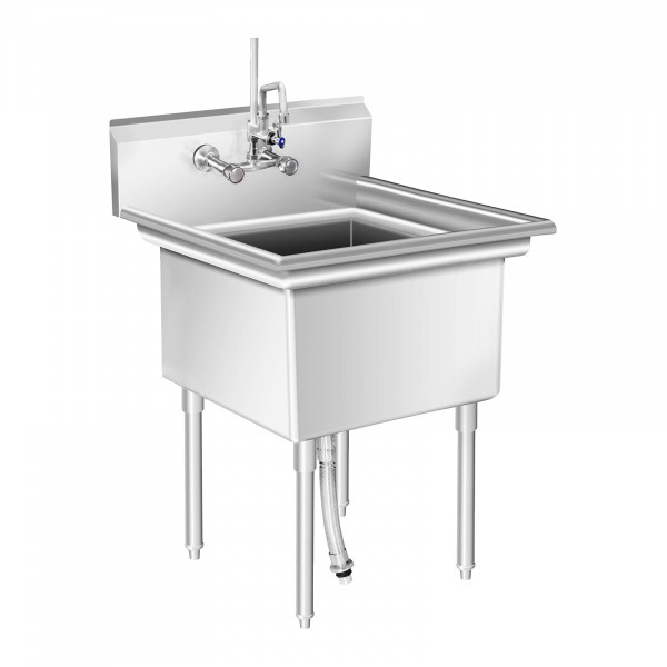 Factory seconds Commercial Sink – 1 Compartment – 75 x 75 x 111 cm