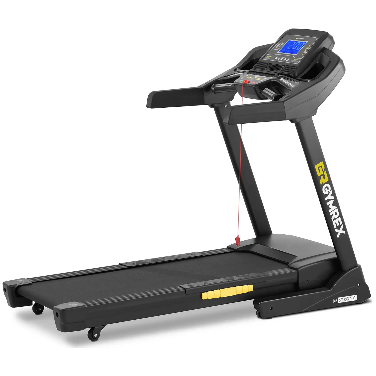 Treadmill - folding - 1350 W - 1 - 20 km/h - 150 kg - 12 programmes - fan