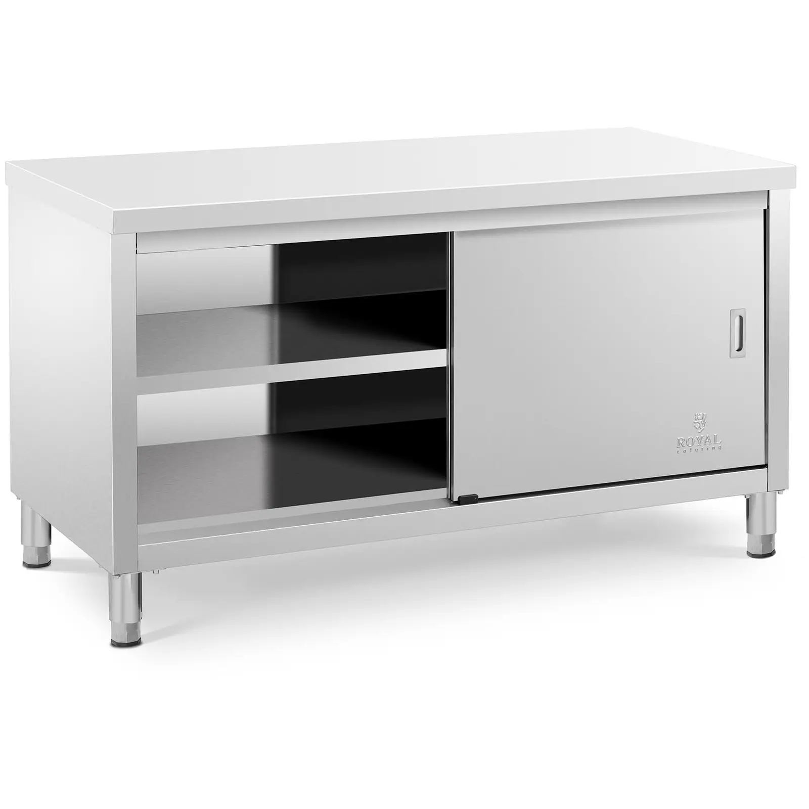 Title Stainless steel work cabinet - 150 x 70 x 85 cm - 600 kg Load capacity